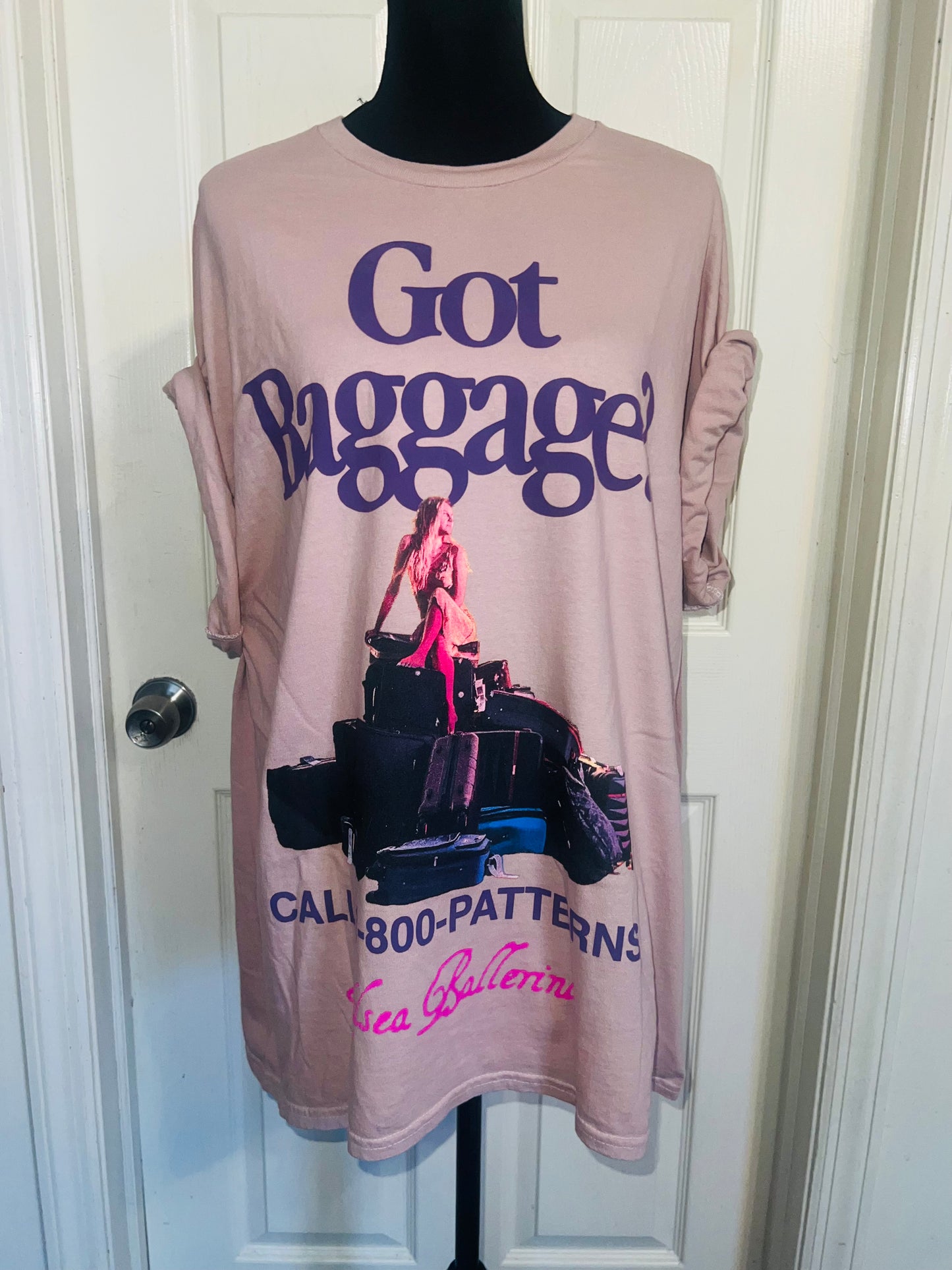 Kelsea Ballerini Oversized Distressed Tee