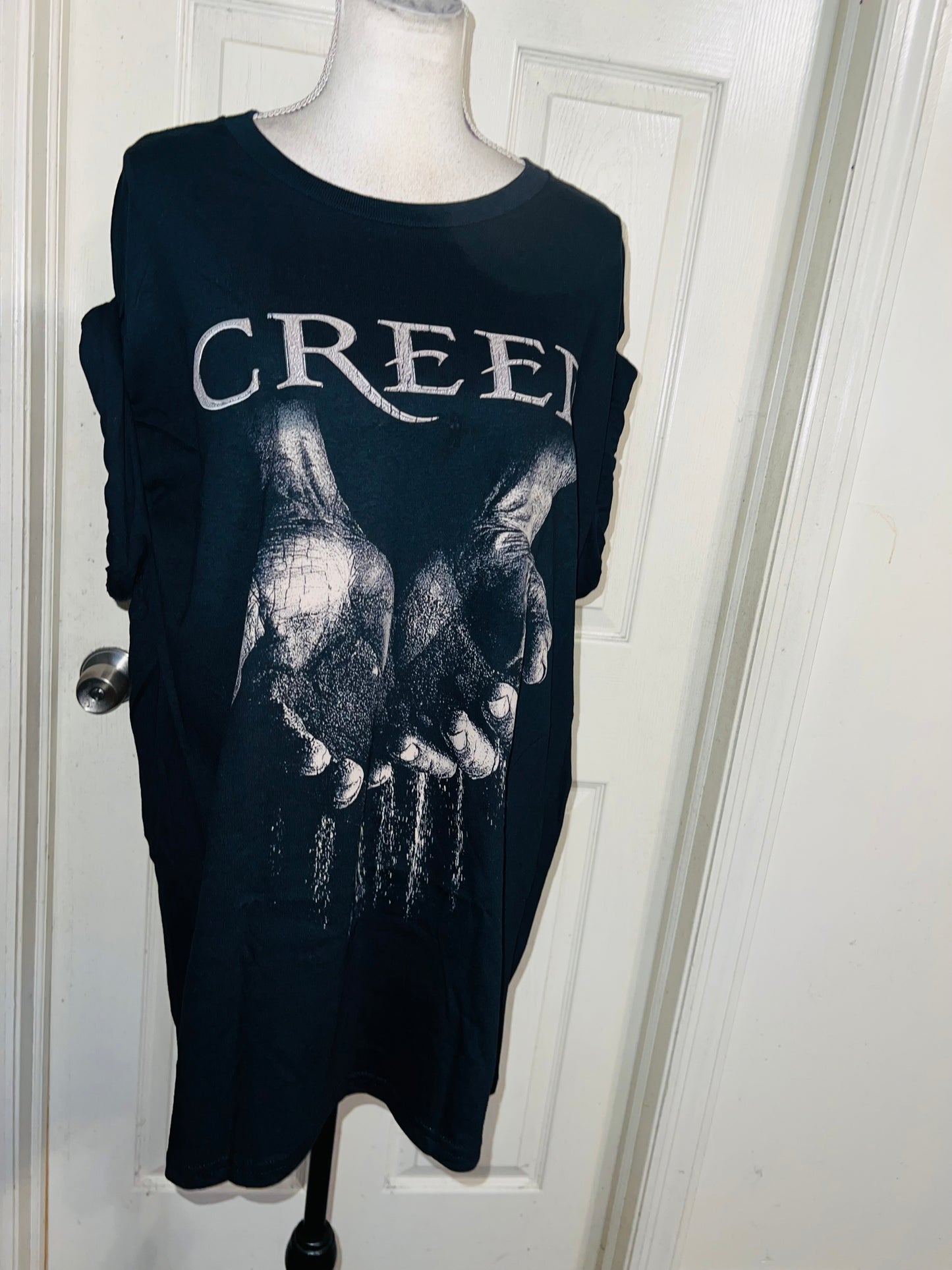 Creed Oversized Distressed Tee