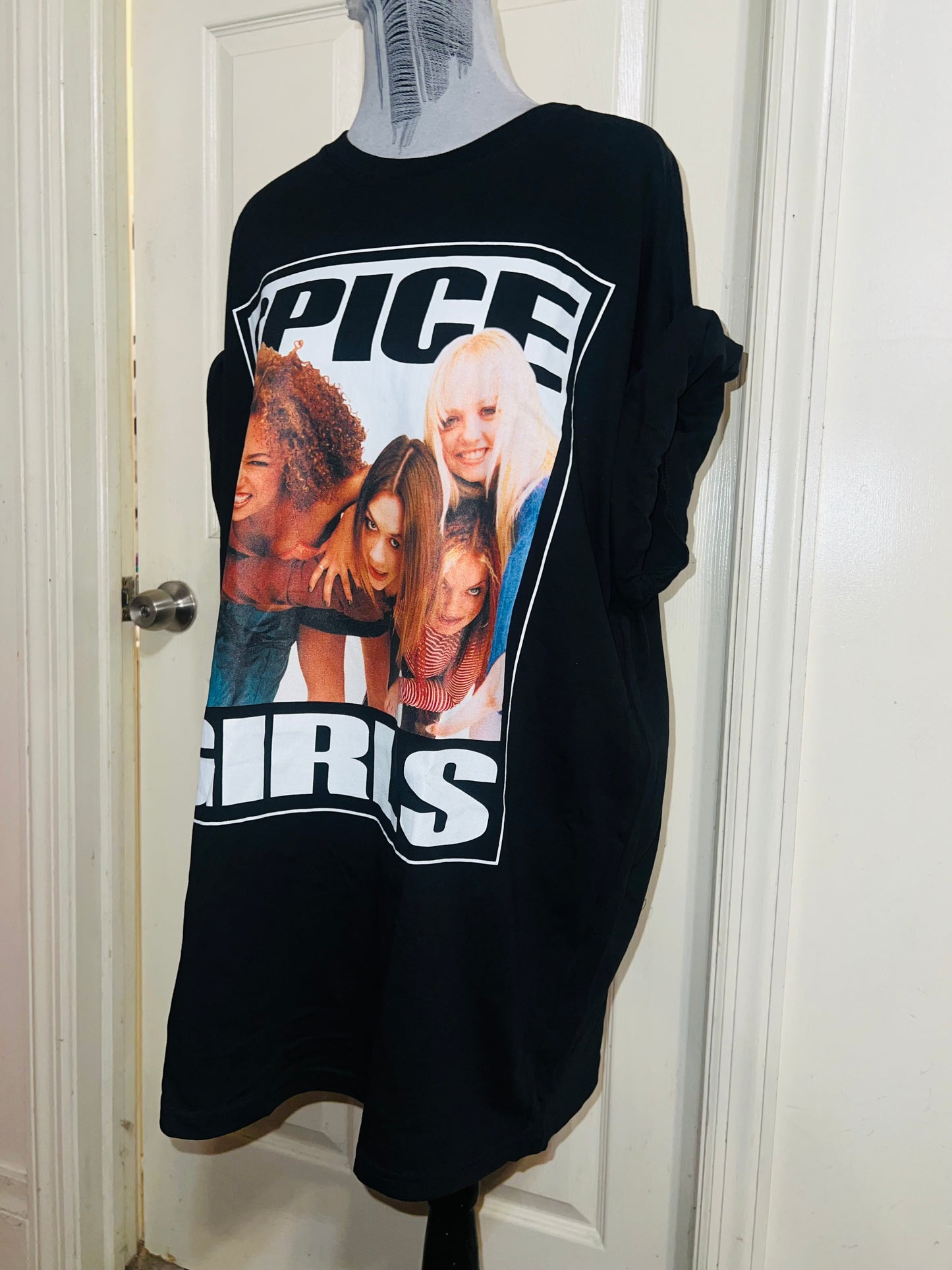 The Spice Girls Oversized Distressed Tee
