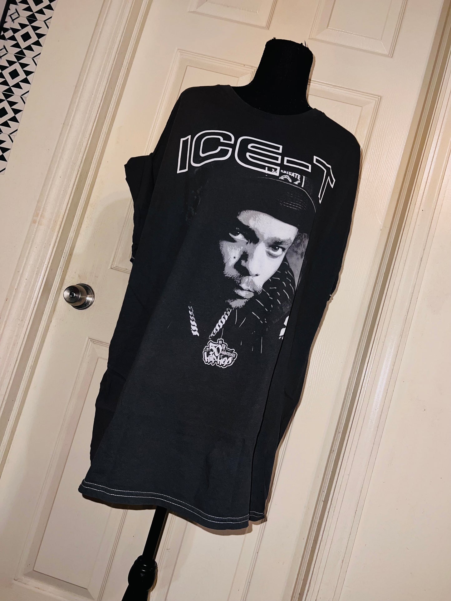 Ice-T Oversized Distressed Tee