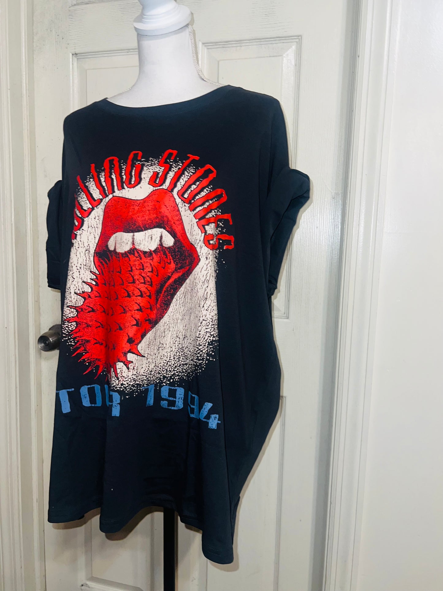 Rolling Stones Oversized Distressed Tee