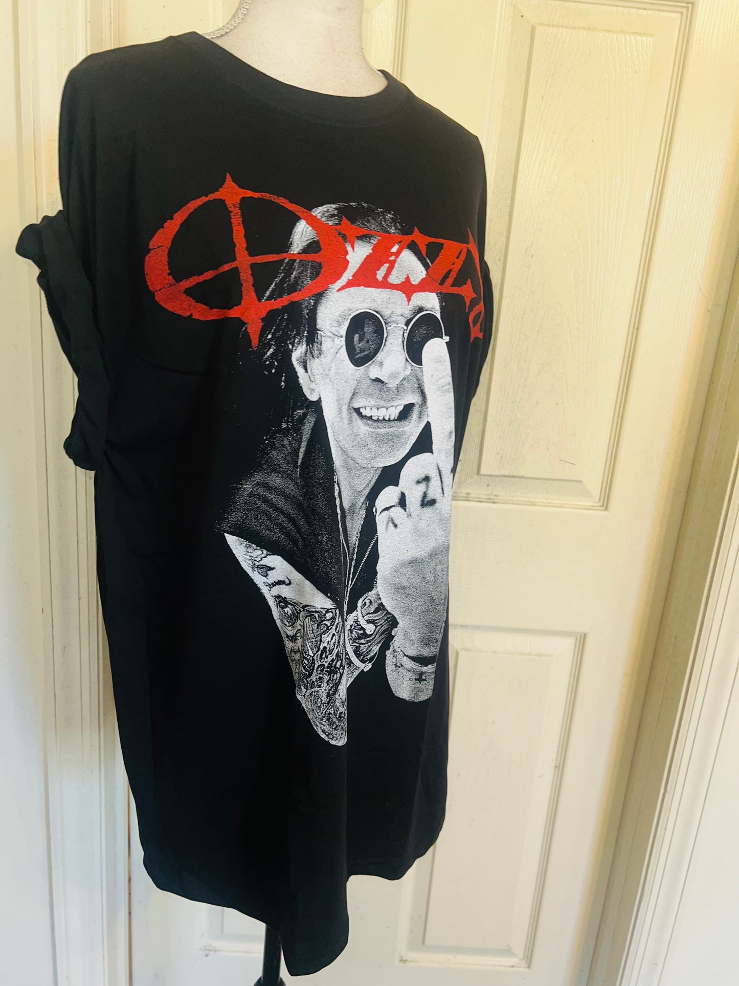 Ozzy Osbourne Oversized Distressed