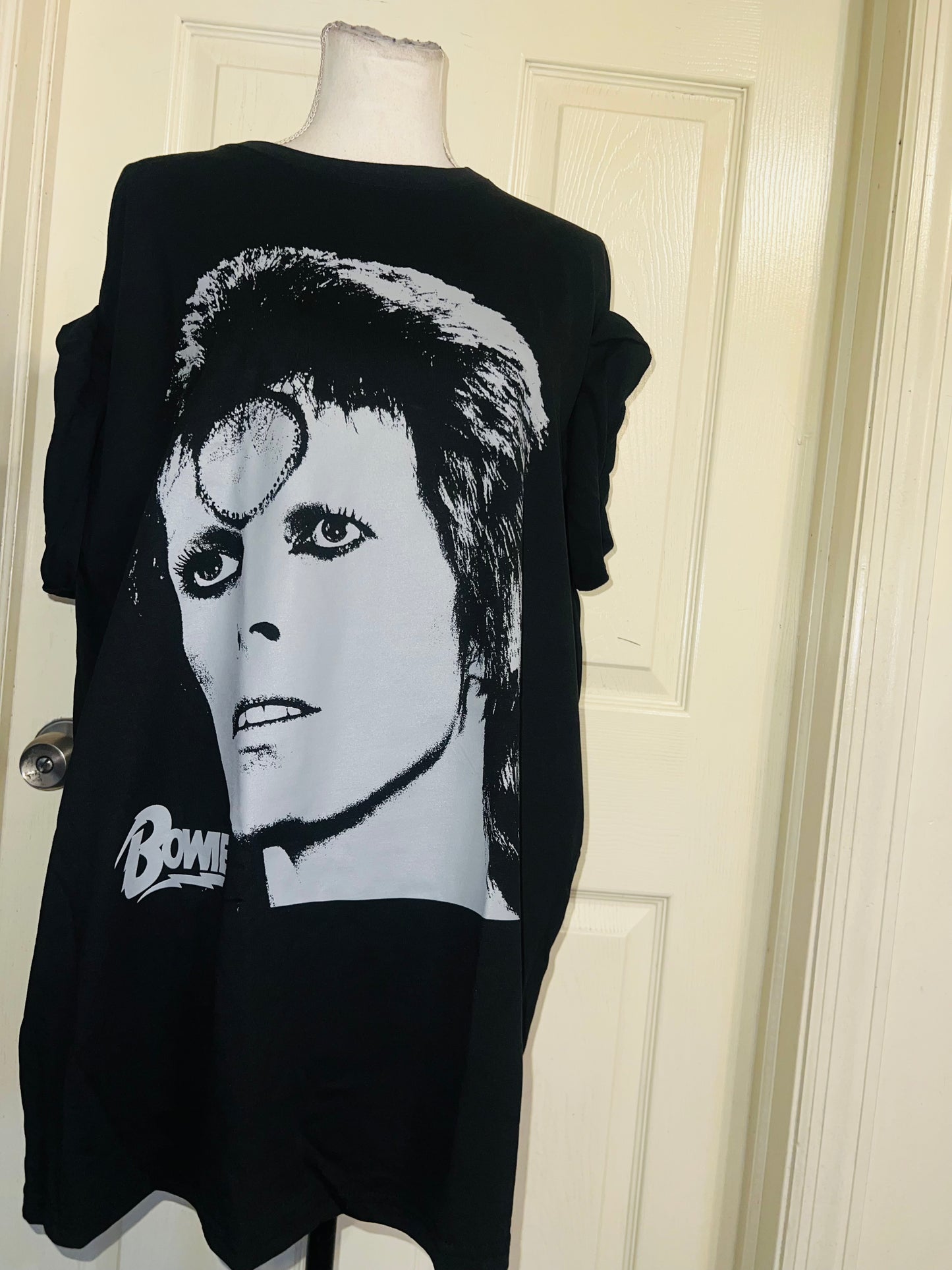 David Bowie Oversized Distressed Tee