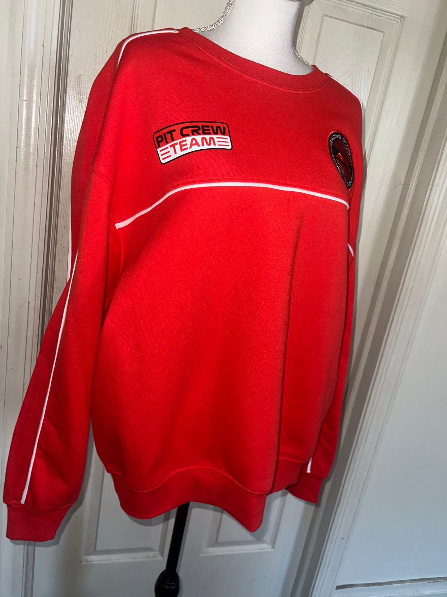 Formula 1 Double Sided Oversized Distressed Sweatshirt