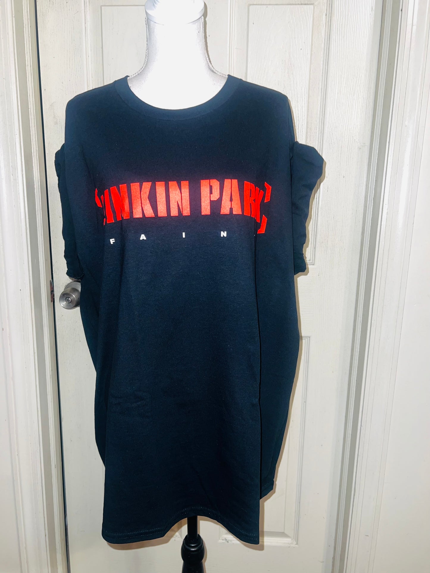 Linkin Park Double Sided Oversized Distressed Tee