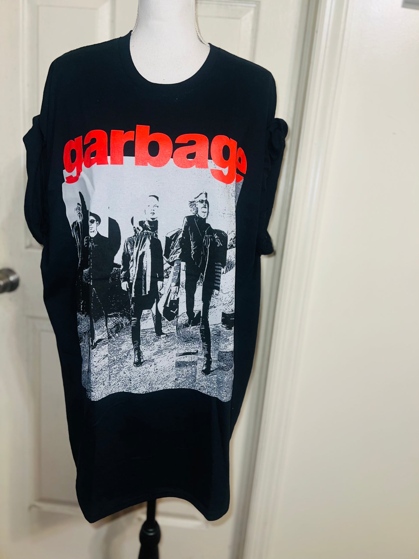 Garbage Oversized Distressed Tee