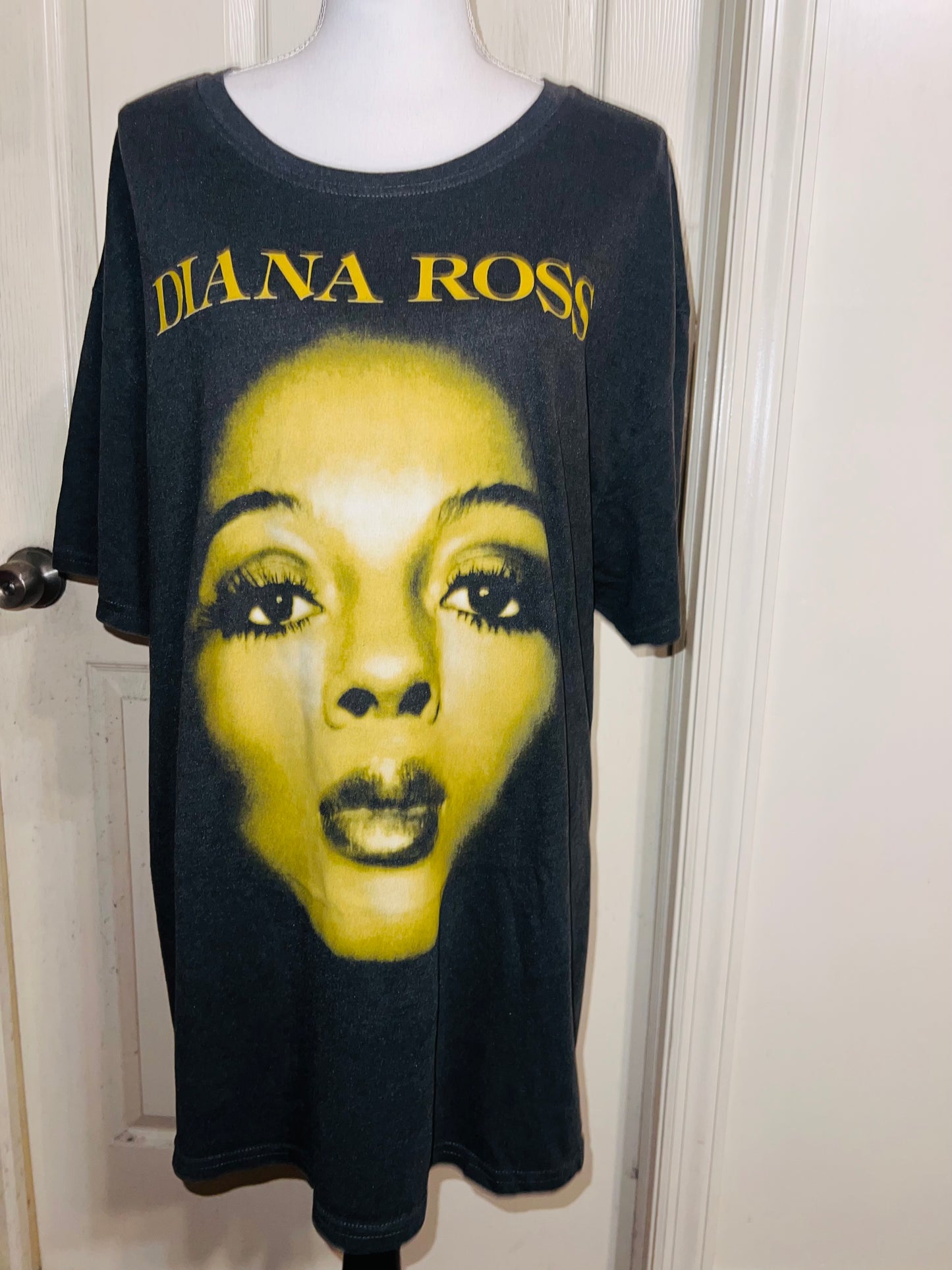 Diana Ross Double Sided Oversized Distressed Tee