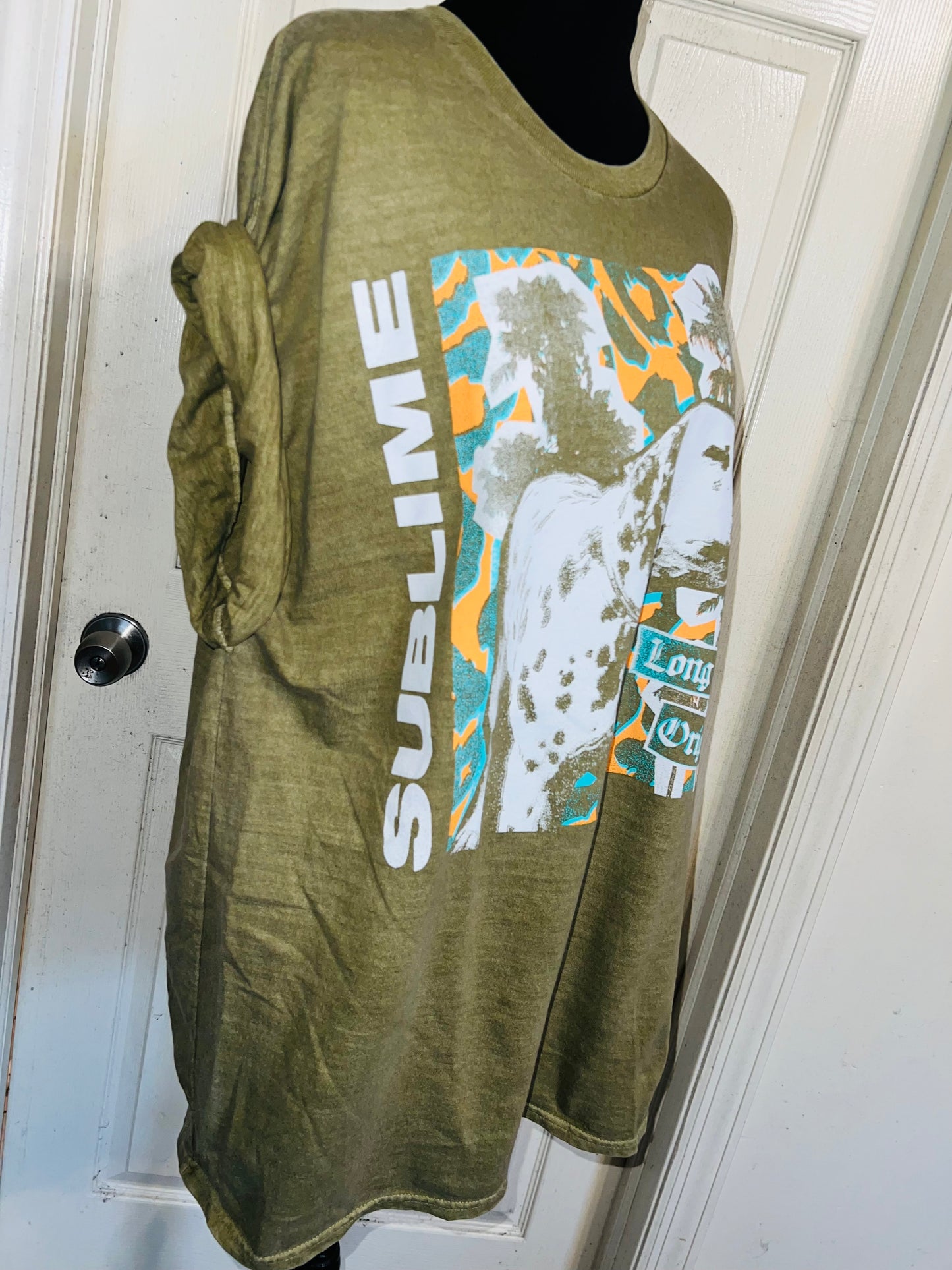 Sublime Double Sided Oversized Distressed Tee