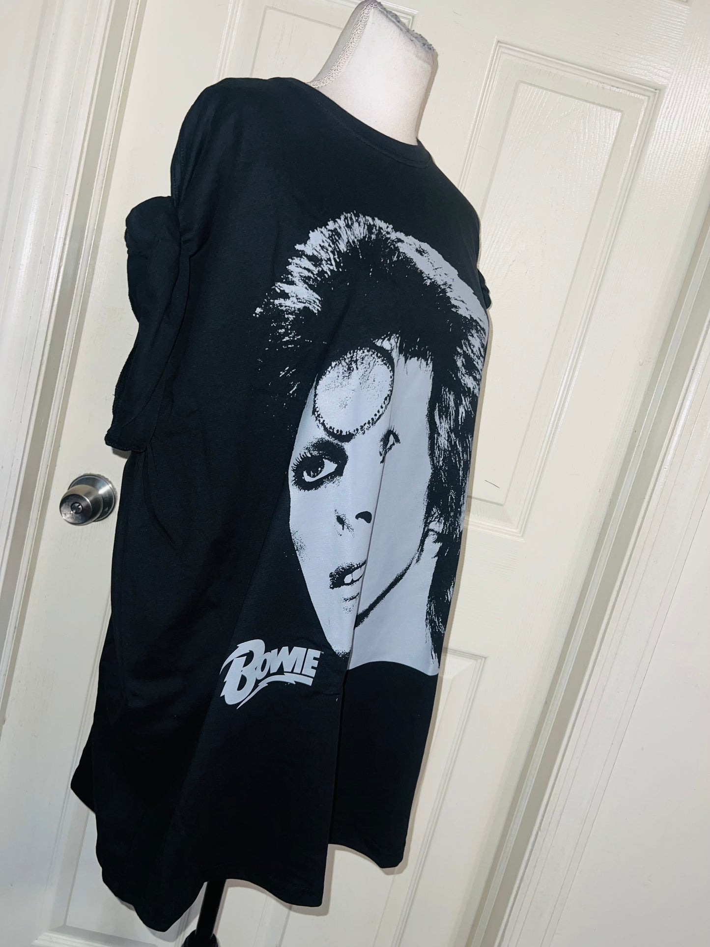 David Bowie Oversized Distressed Tee