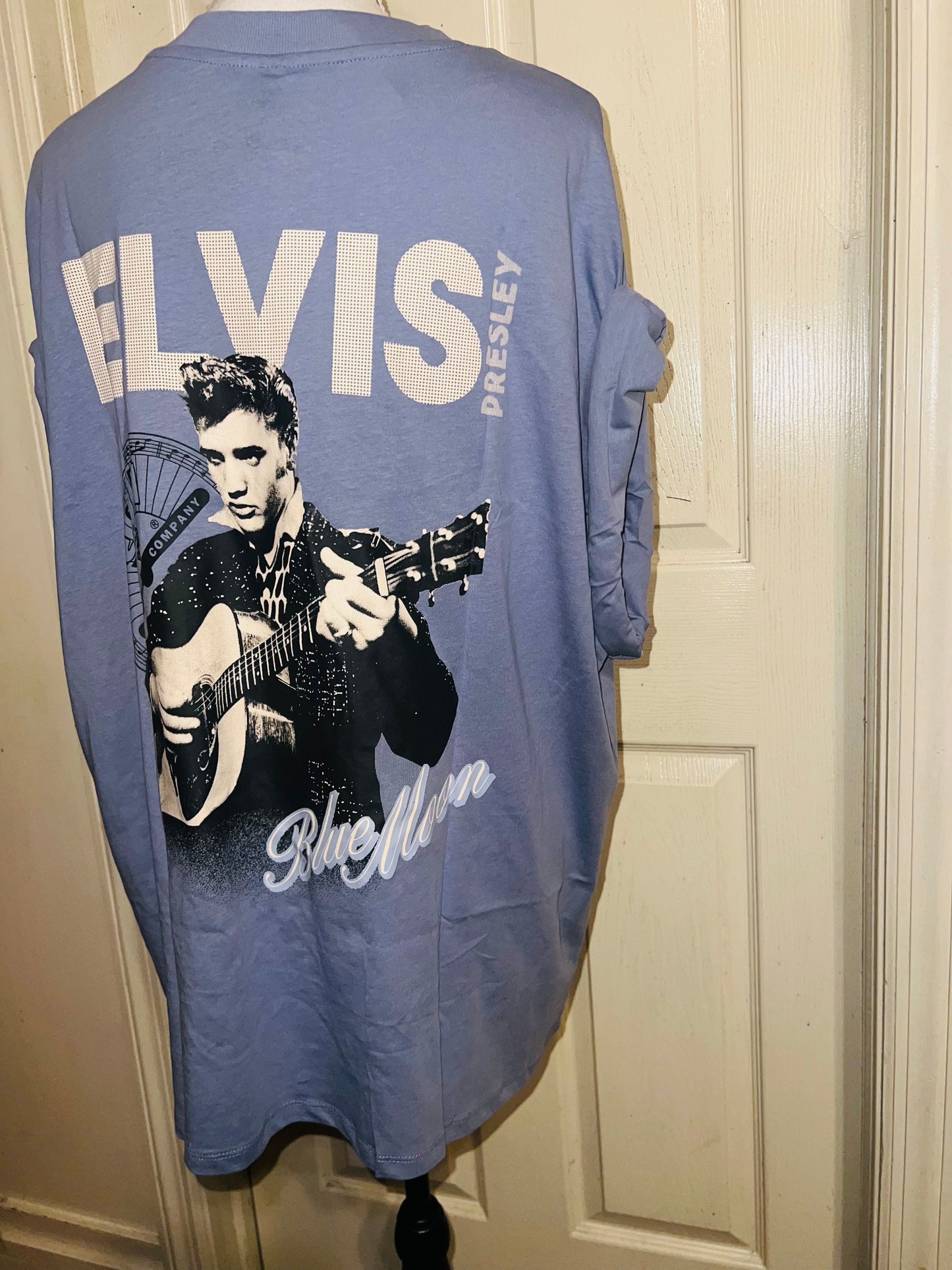Elvis Double Sided Oversized Distressed Tee