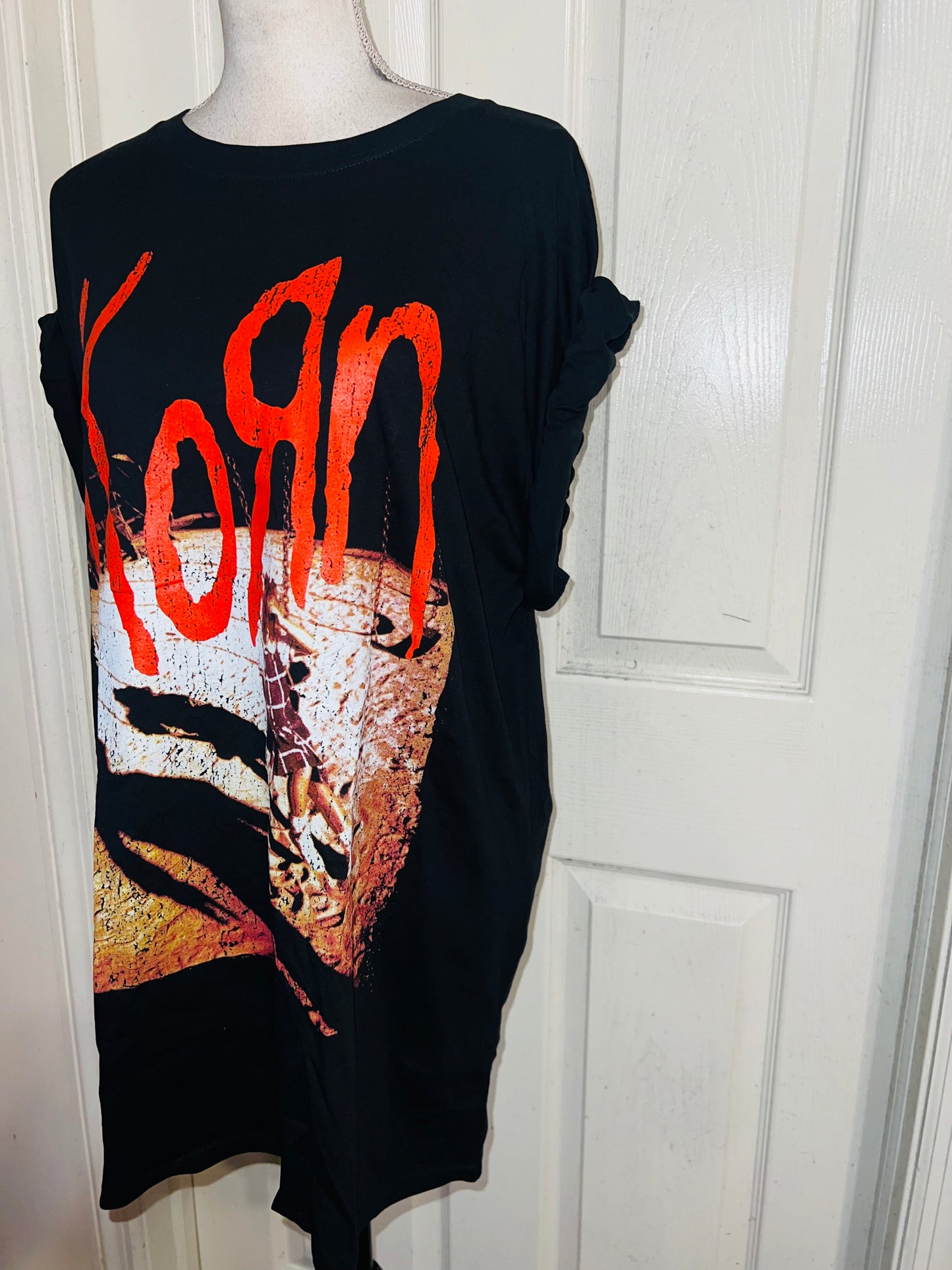 Korn Oversized Distressed Tee