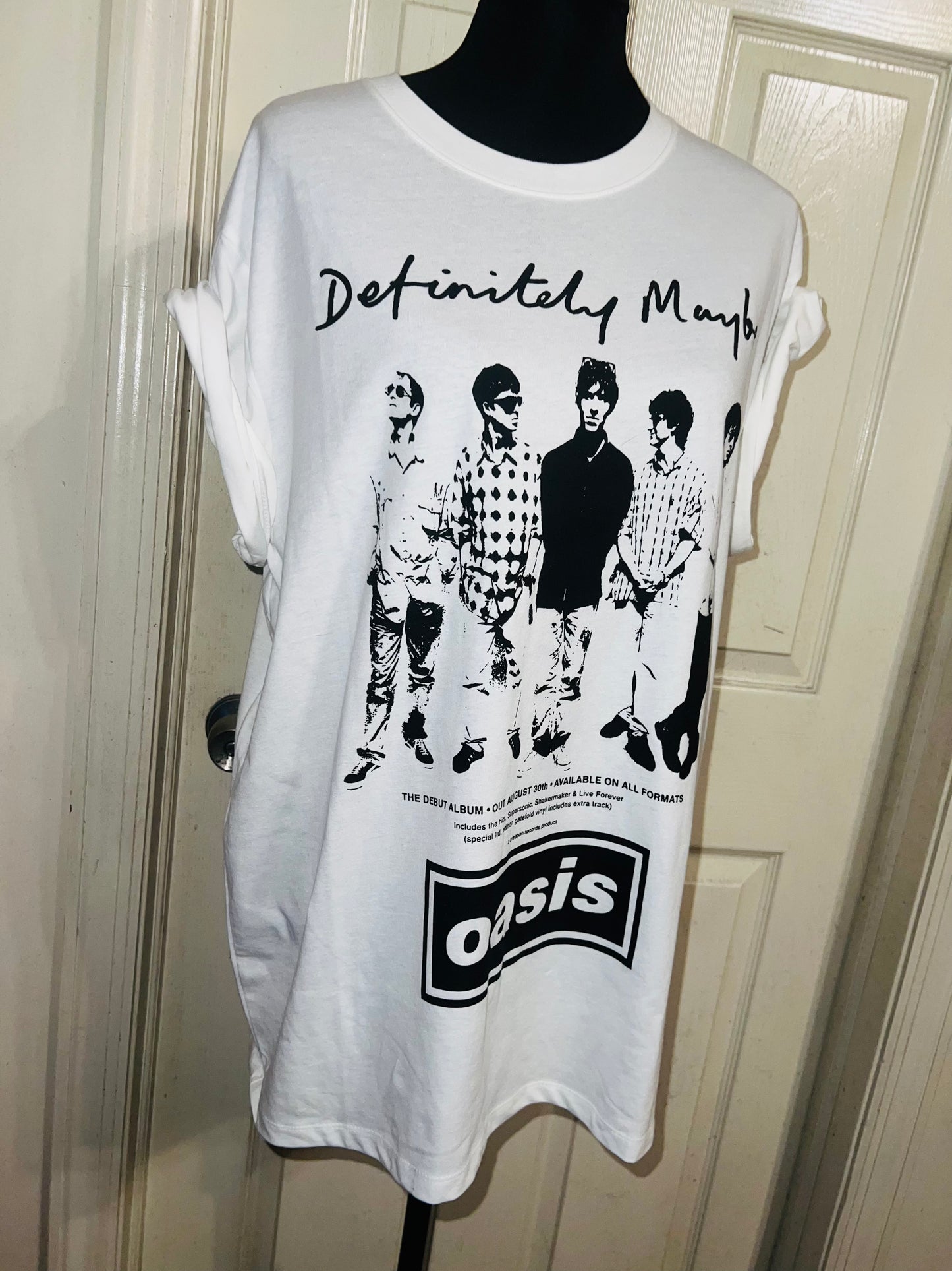 Oasis Oversized Distressed Tee