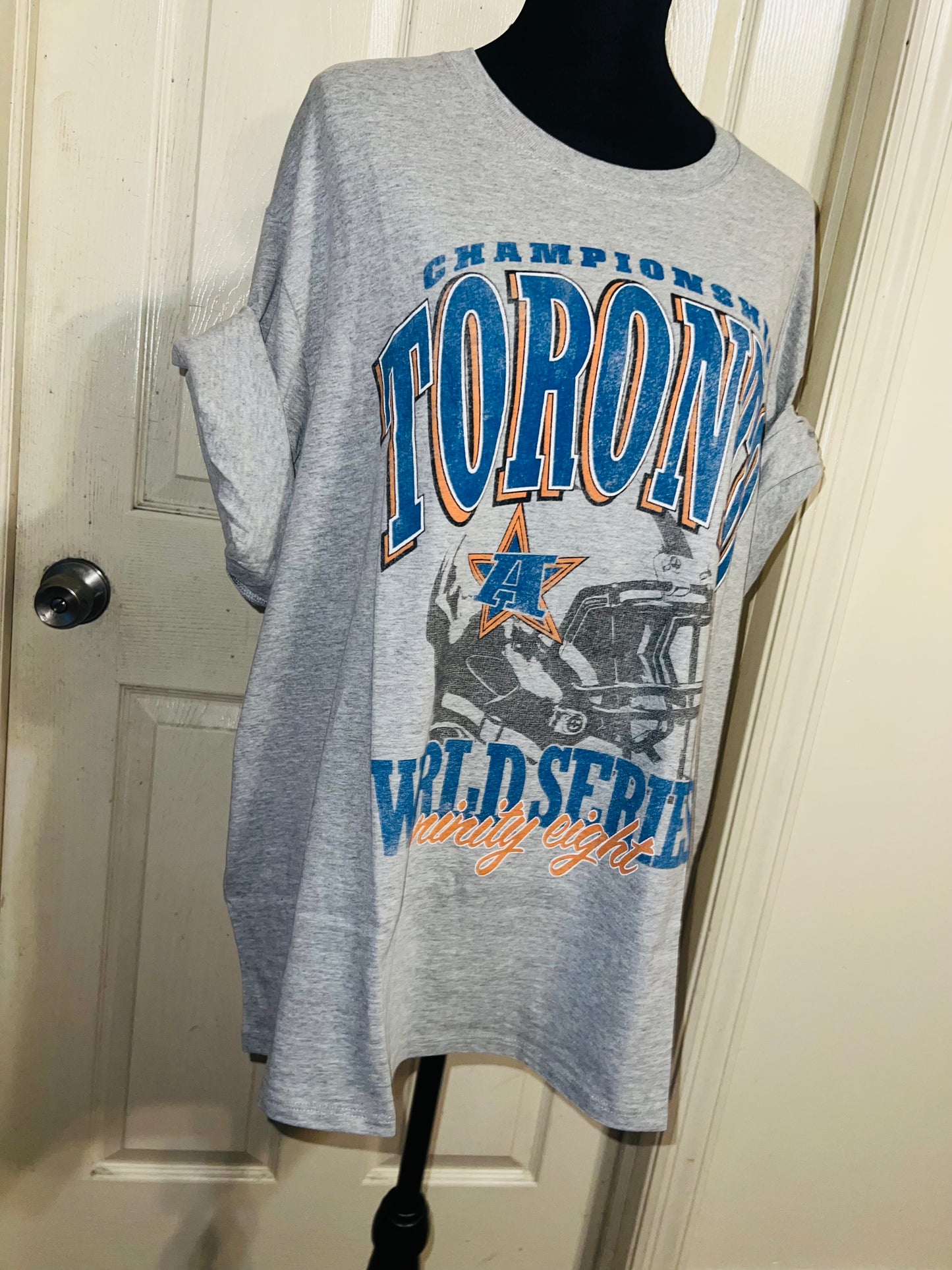 Toronto Sports Graphic Oversized Distressed Tee