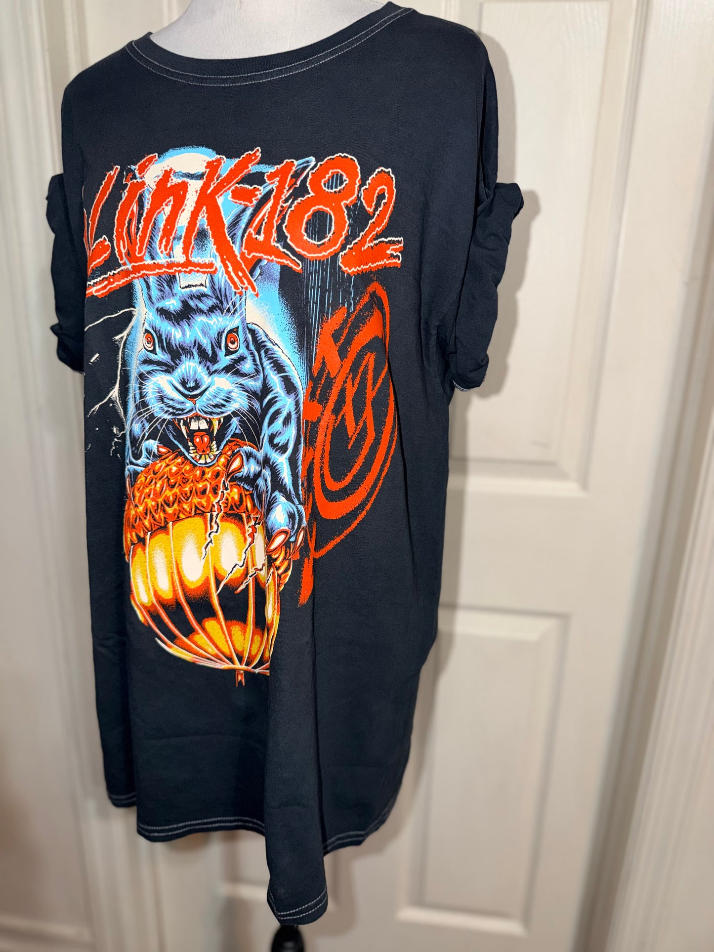 Blink-182 Oversized Distressed Tee