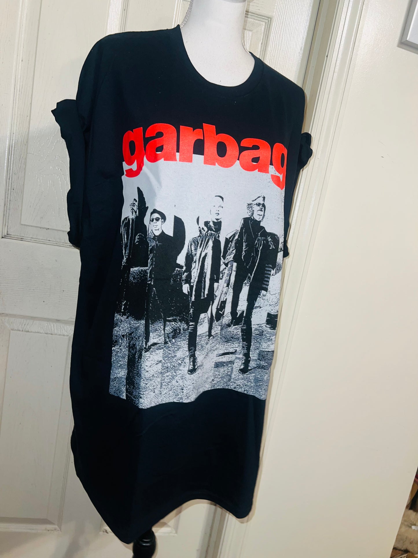 Garbage Oversized Distressed Tee