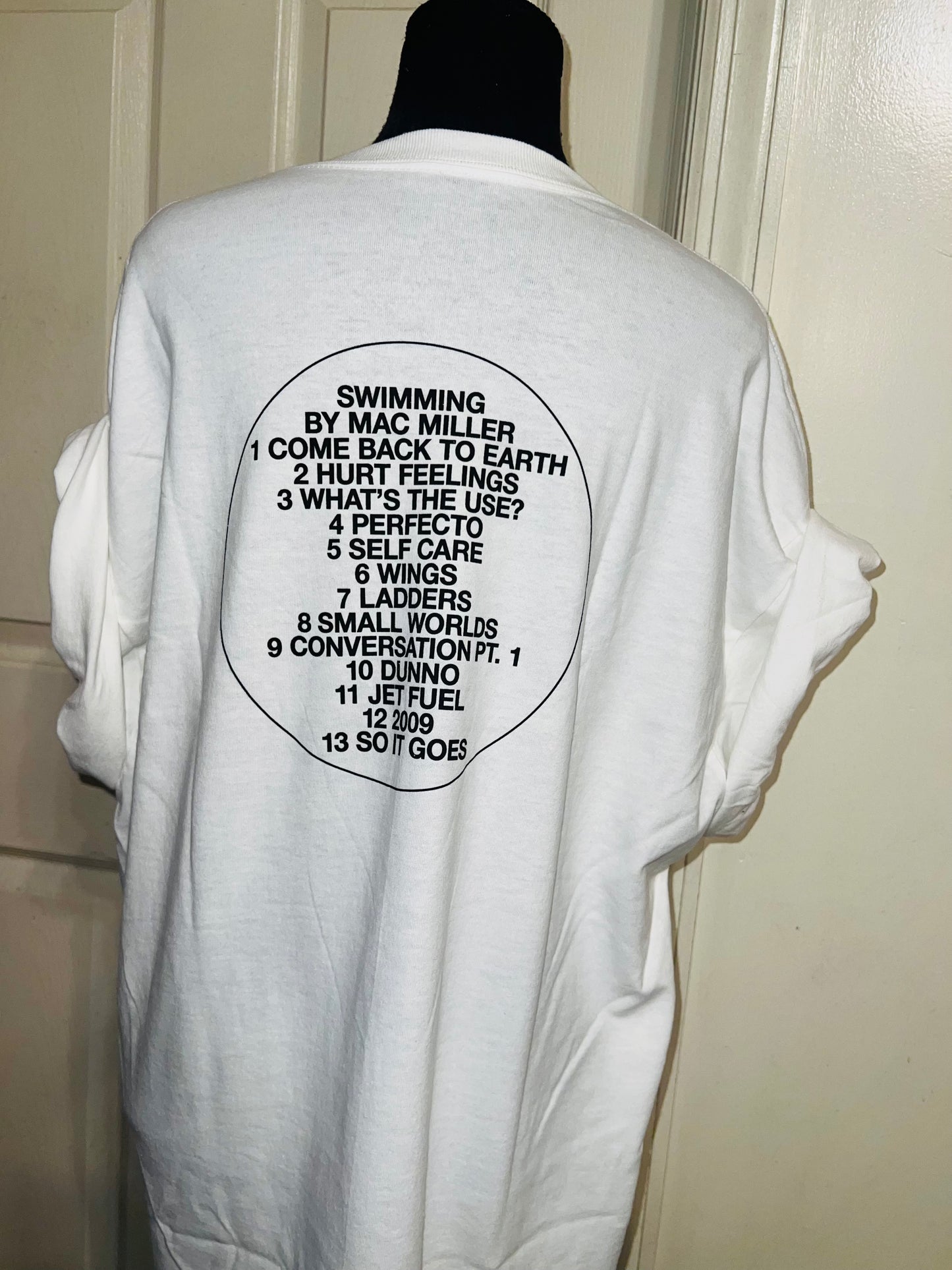 Mac Miller Swimming Double Sided Oversized Tee