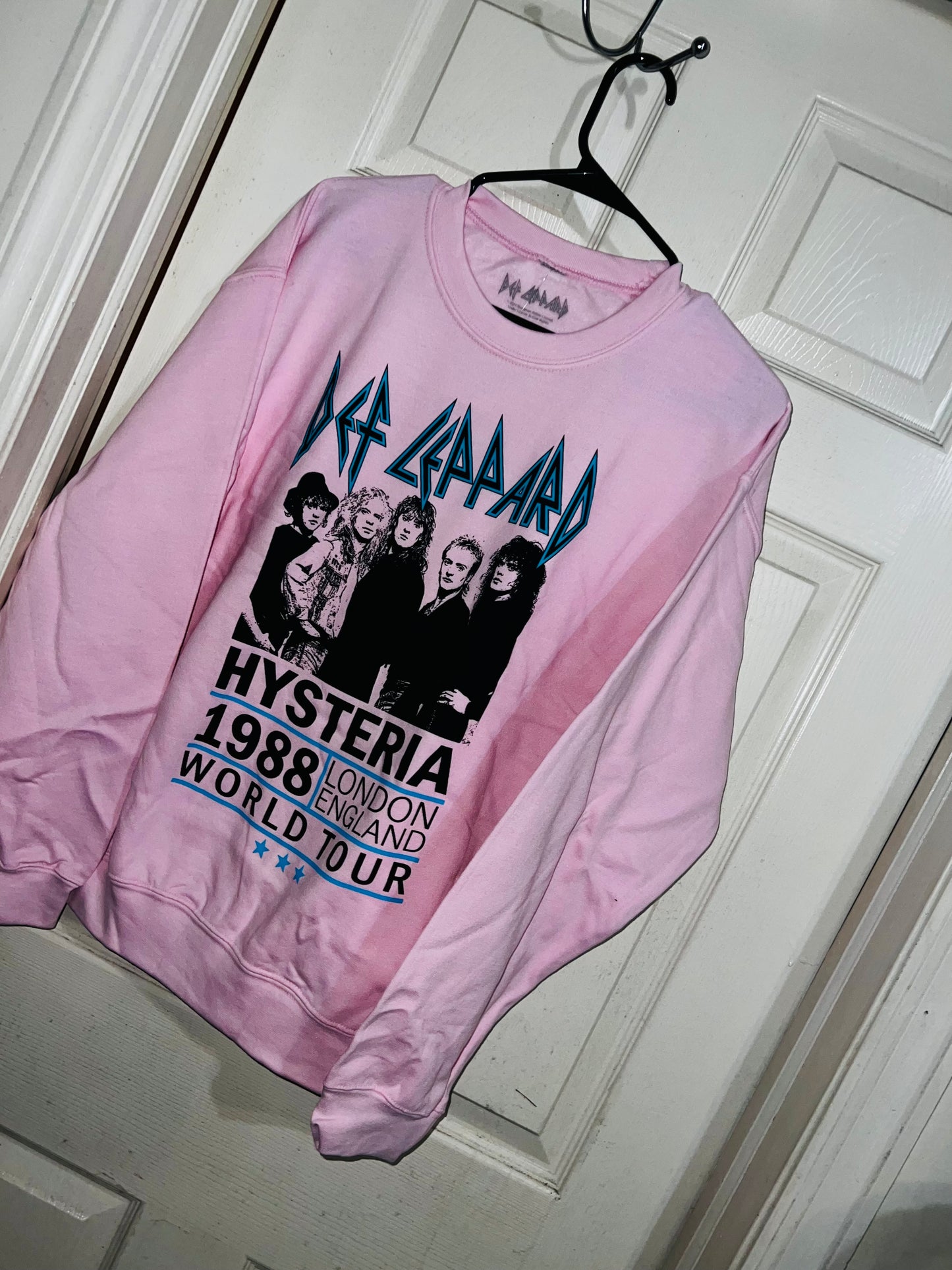 Def Leppard Hysteria Tour Oversized Sweatshirt