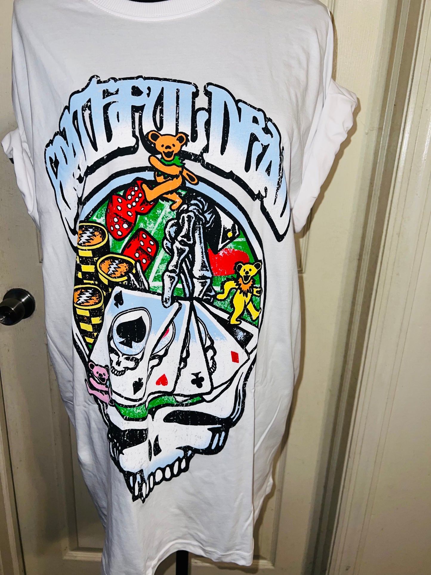 Grateful Dead Oversized Distressed Tee