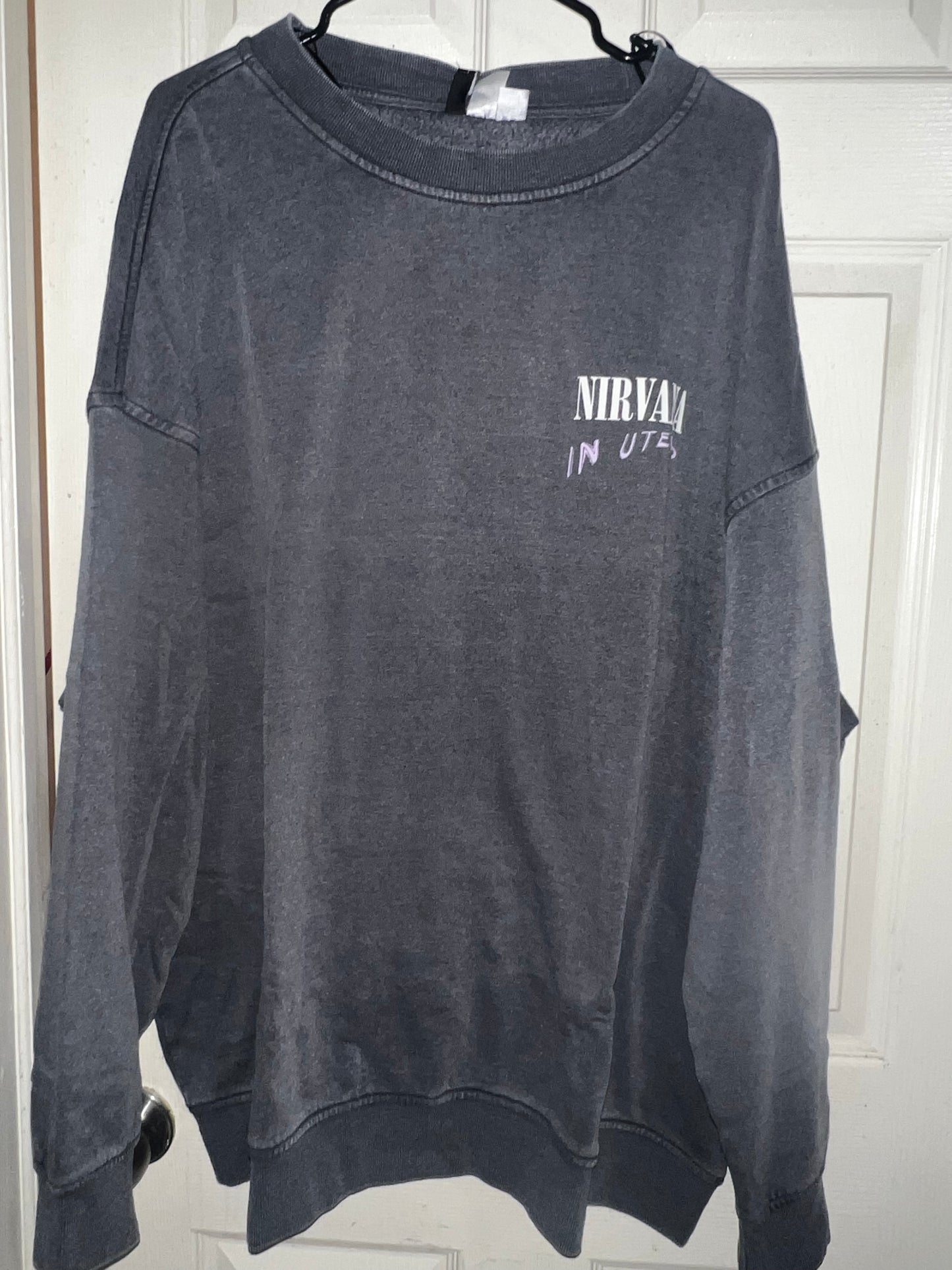 Nirvana Oversized Double Sided Sweatshirt