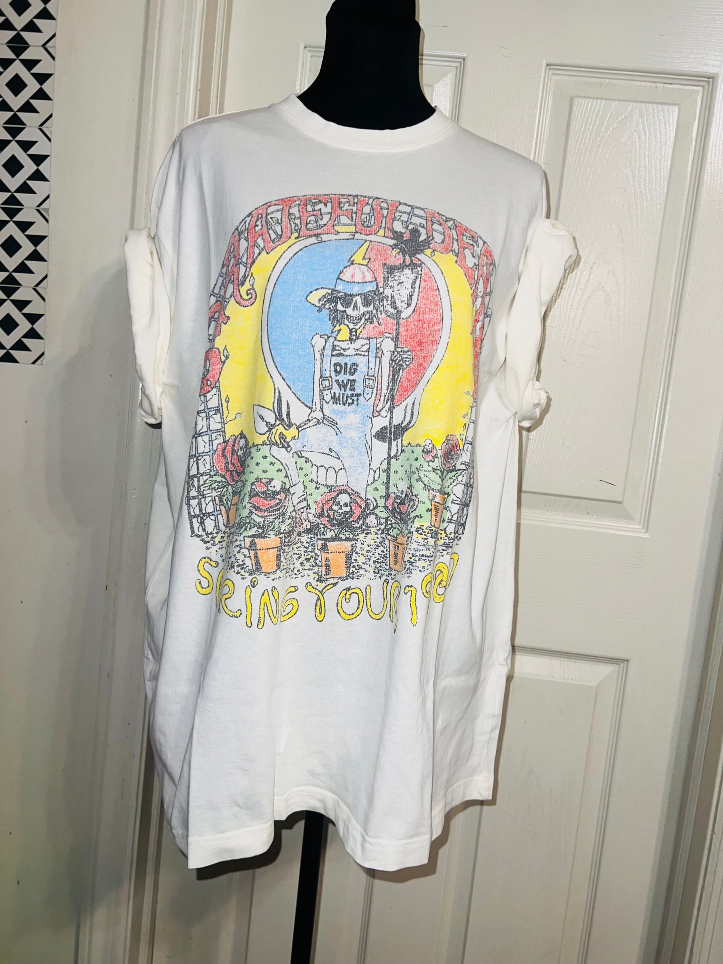 Grateful Dead Oversized Distressed Tee