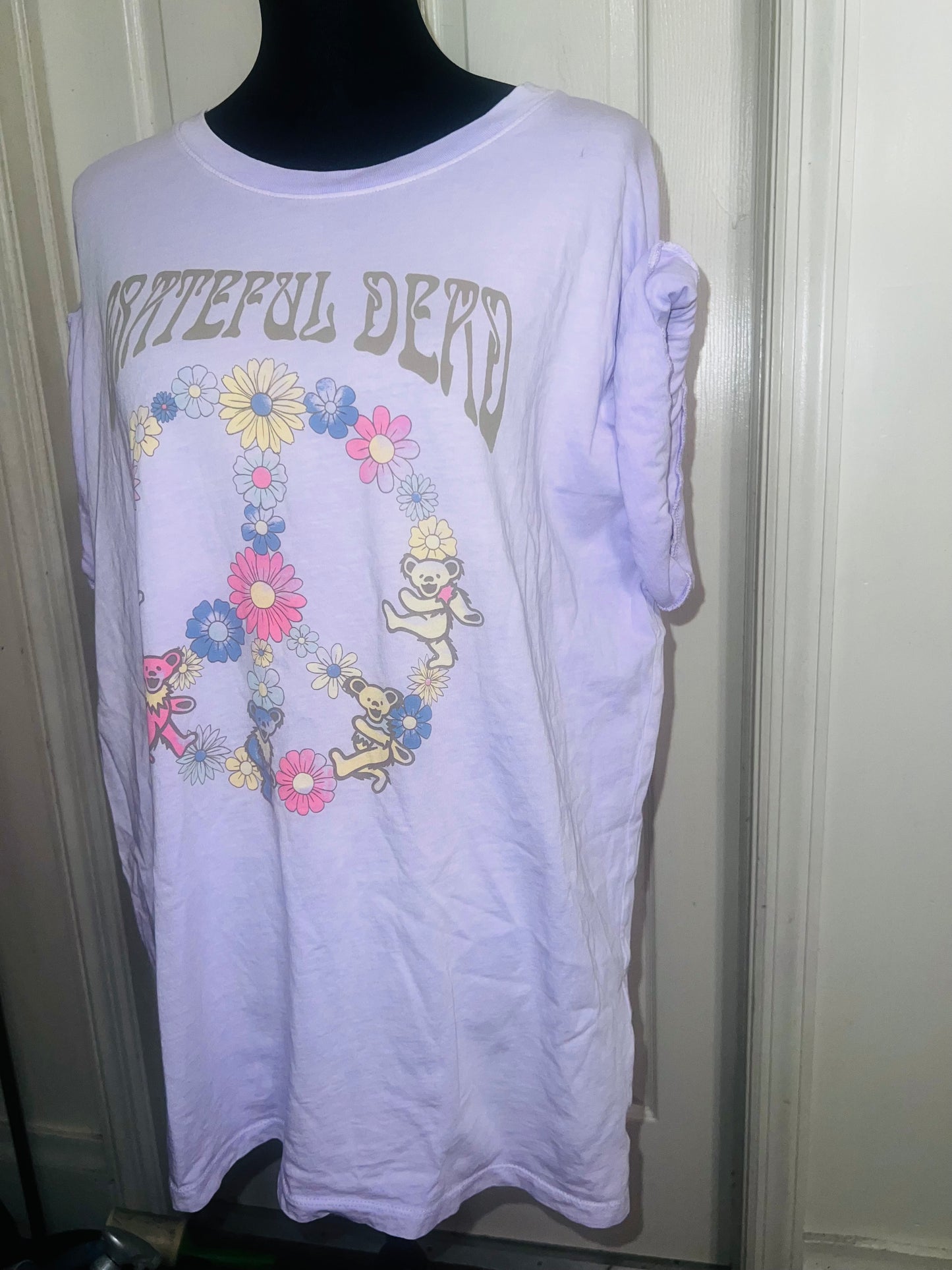 The Grateful Dead Oversized Distressed Tee