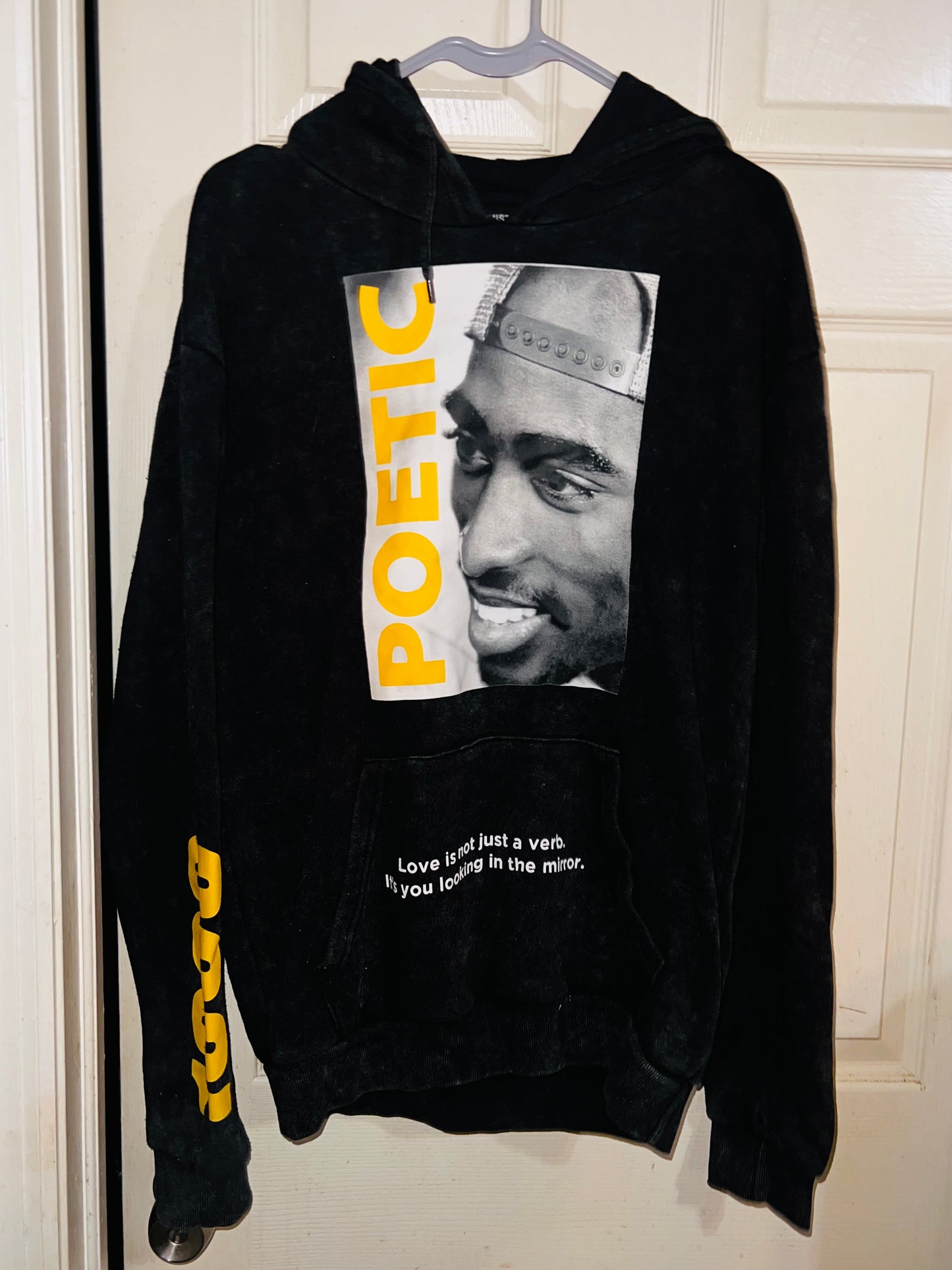 Tupac Oversized Hooded Sweatshirt