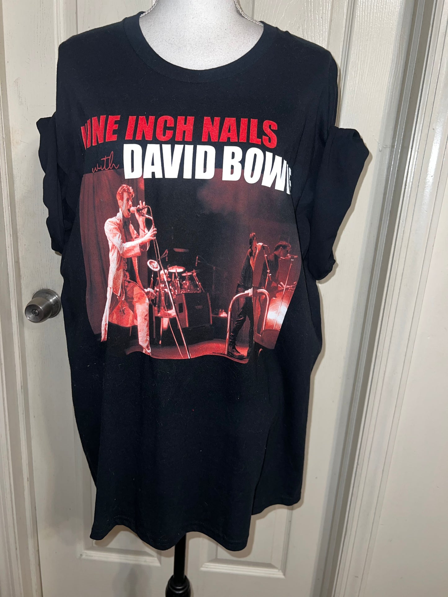 Nine Inch Nails and David Bowie Oversized Tee