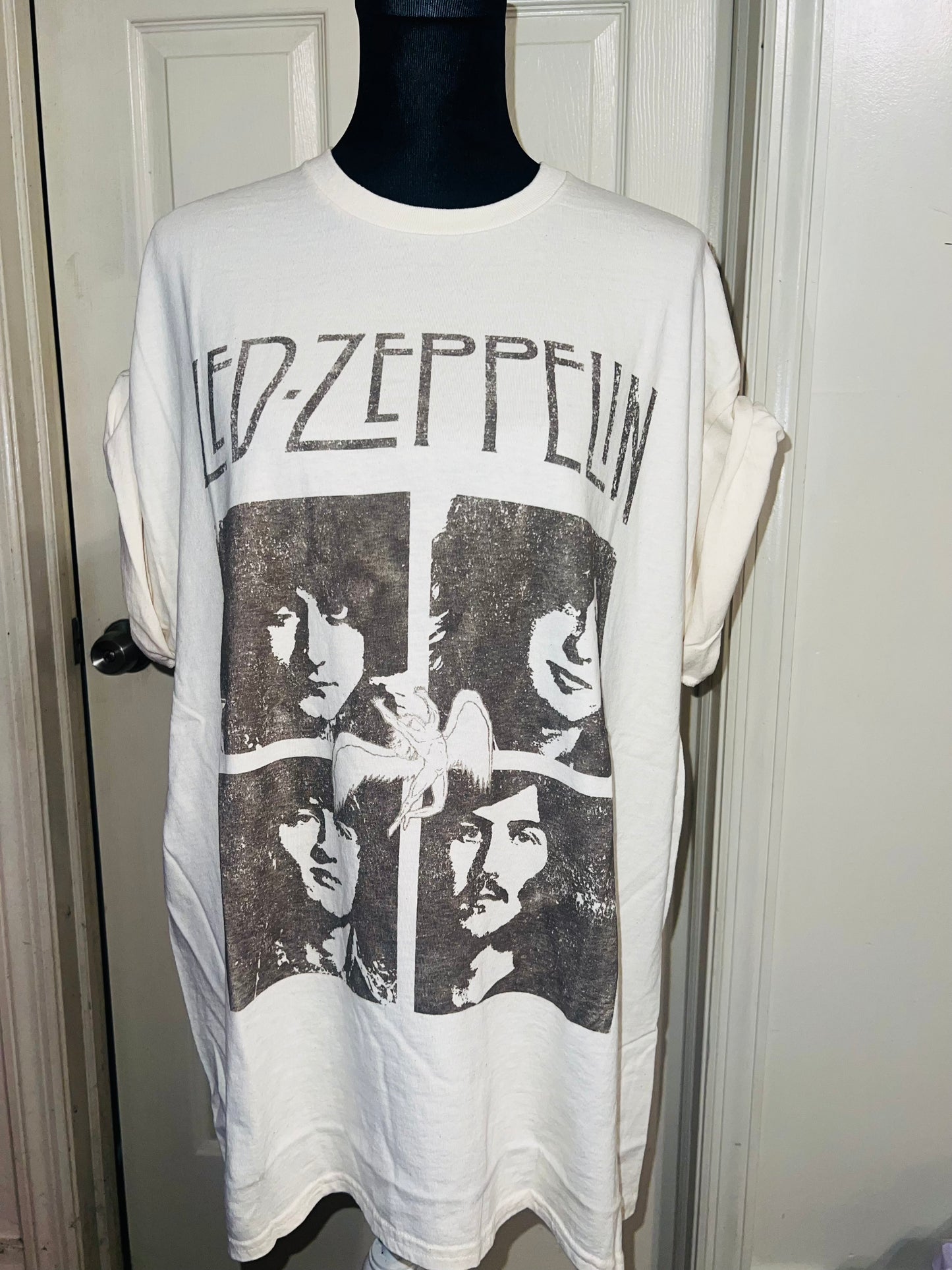Led Zeppelin Oversized Distressed Tee