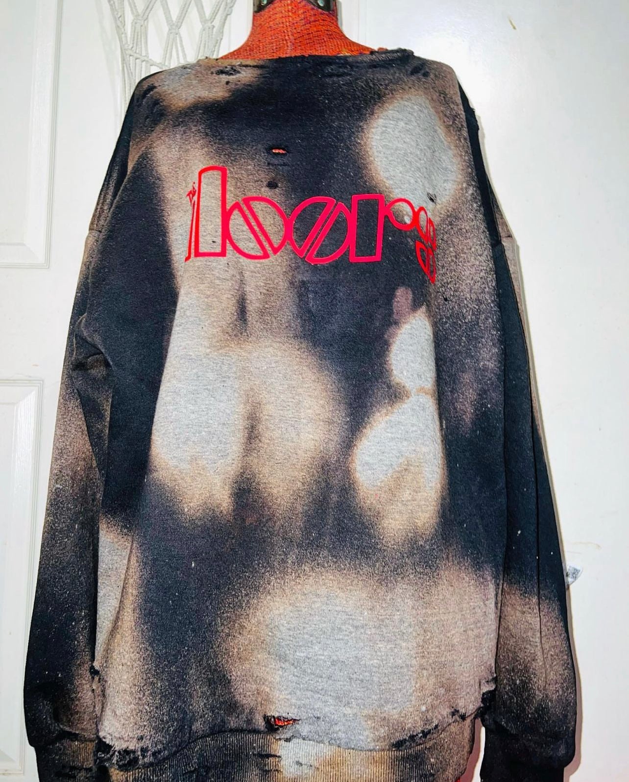 The Doors Oversized Distressed Sweatshirt