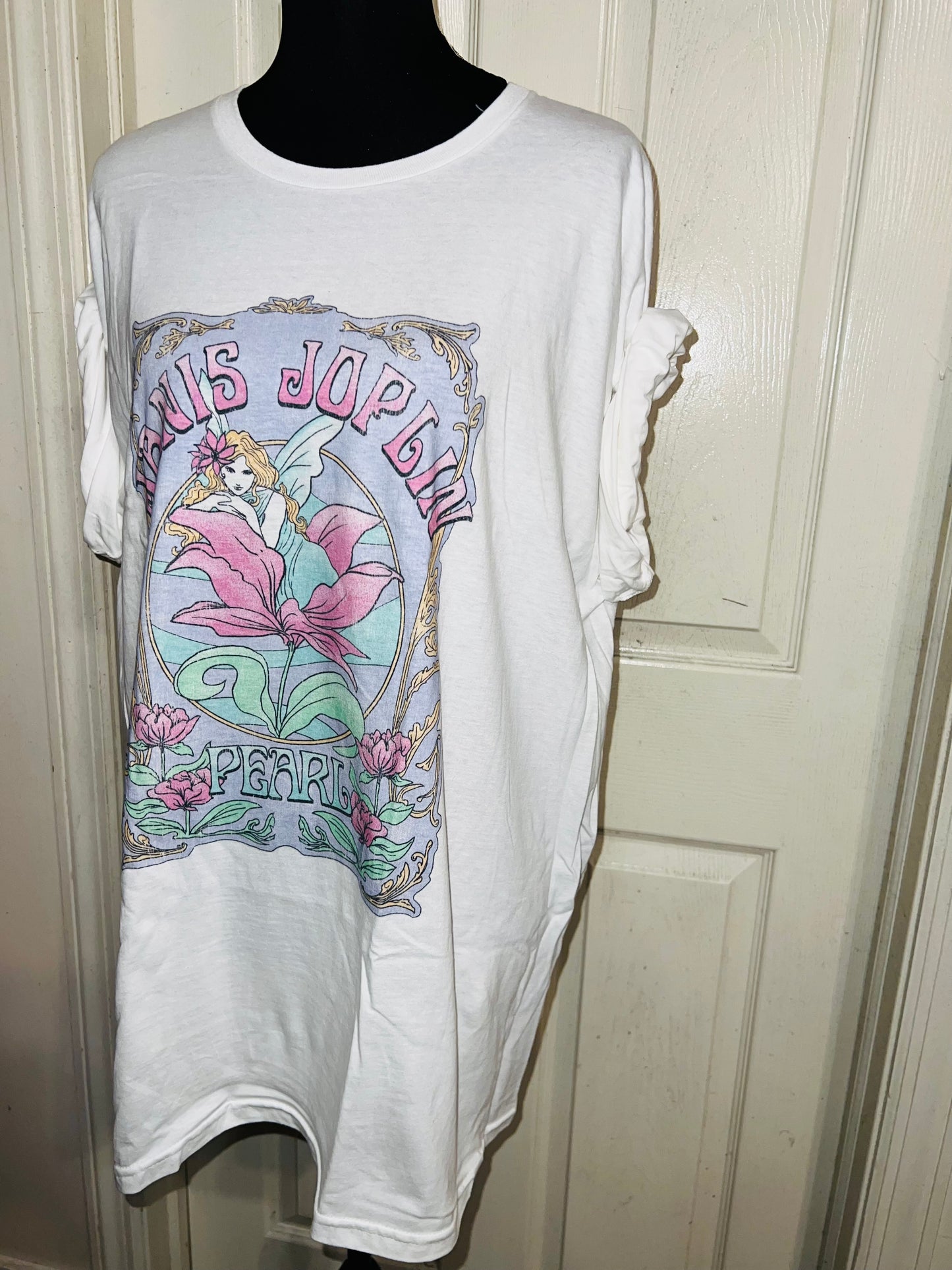 Janis Joplin Oversized Distressed Tee