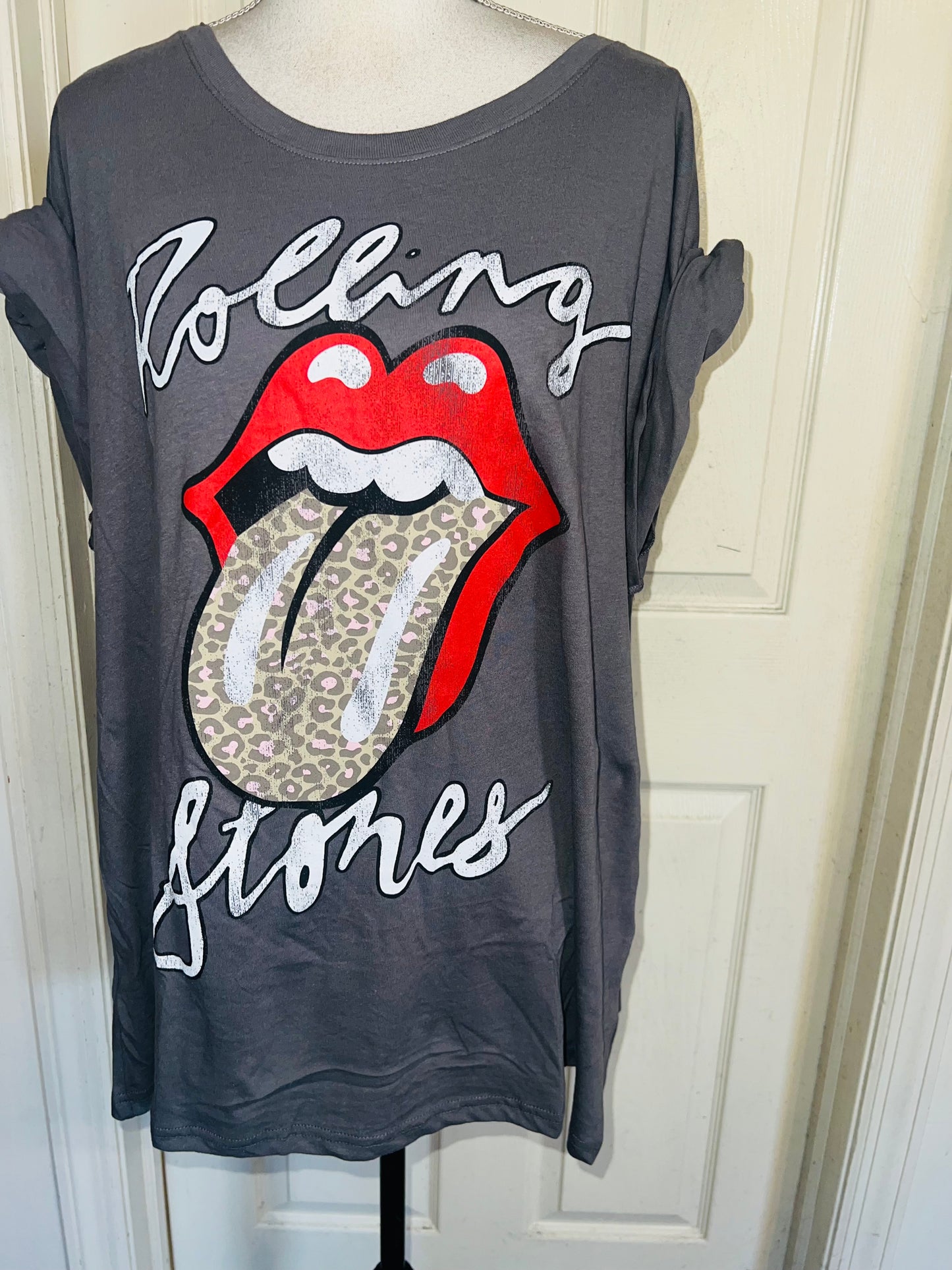 Rolling Stones Oversized Distressed Tee