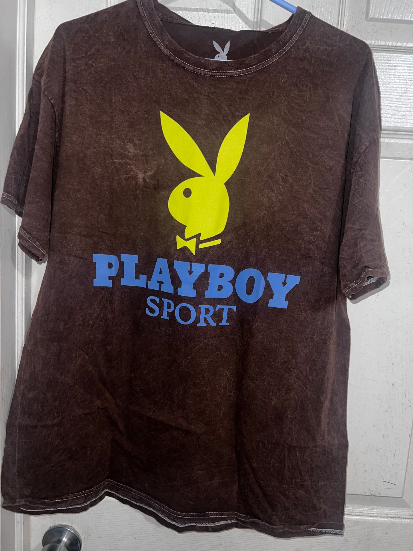 Playboy Sport Oversized Distressed Tee