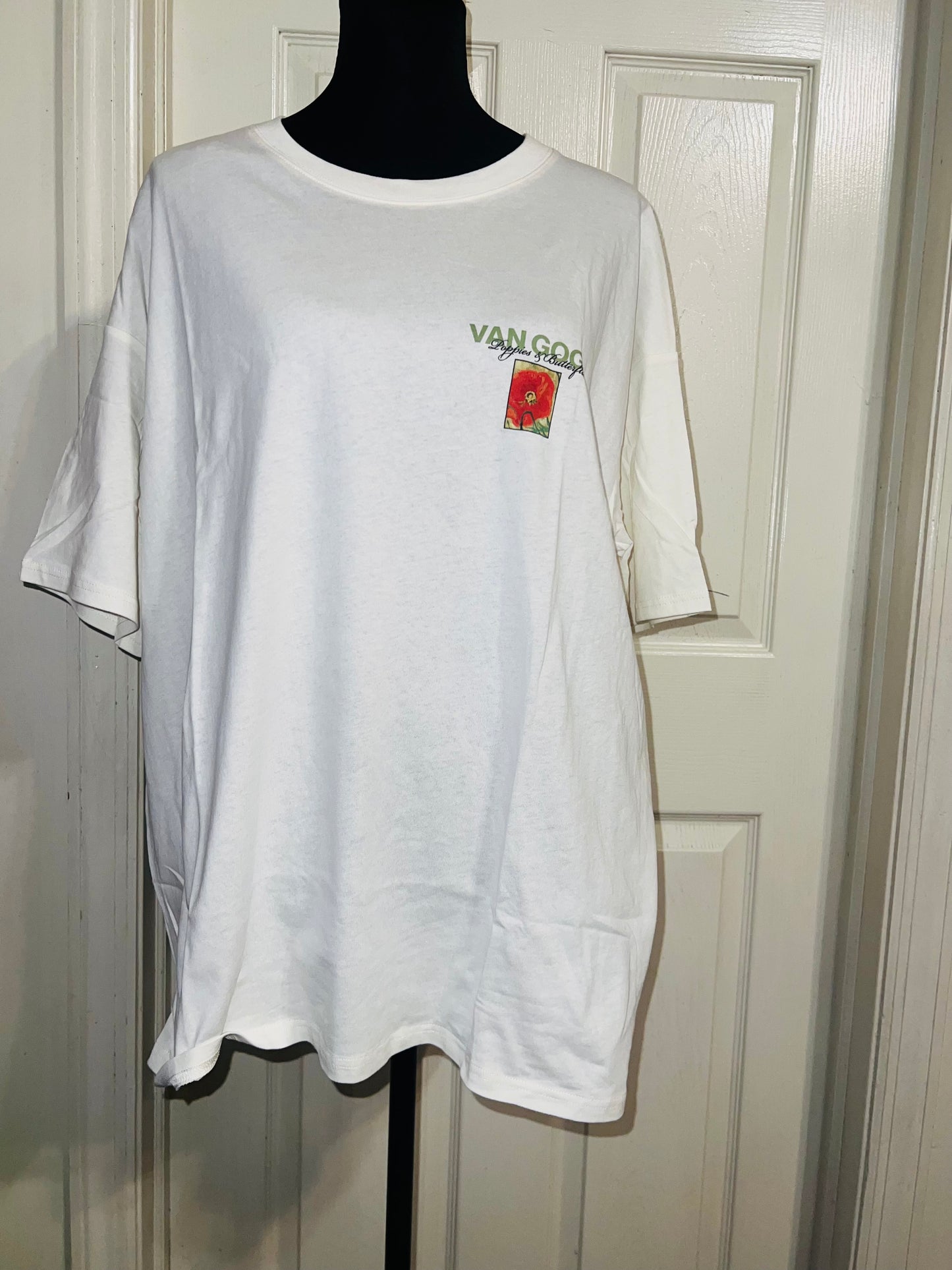 Vincent Van Gogh Double Sided Oversized Distressed Tee