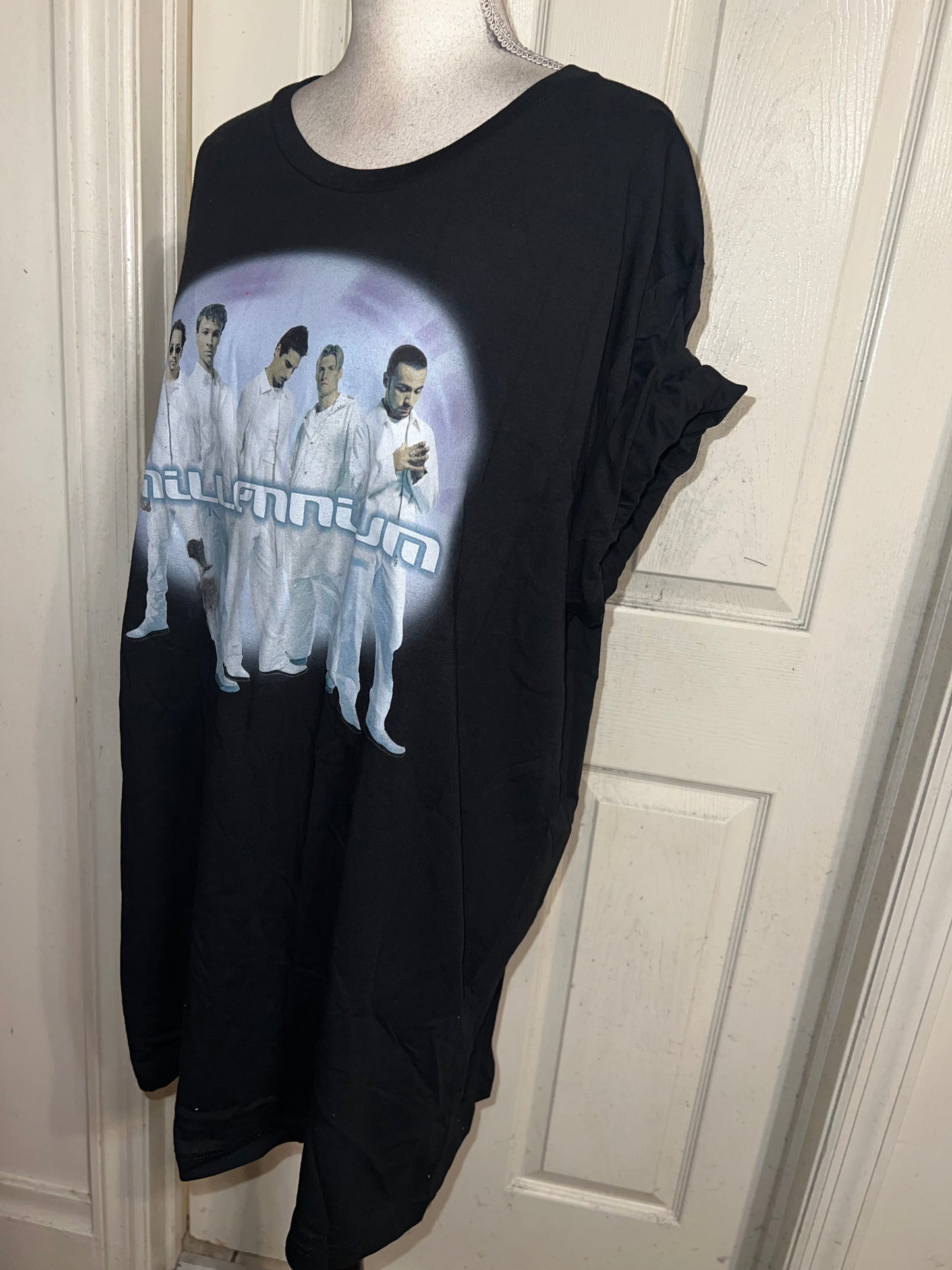 Backstreet Boys Oversized Distressed Tee