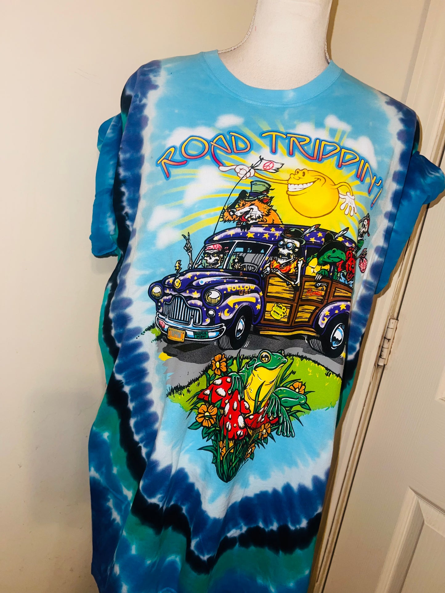 Grateful Dead Road Trippin’ Double Sided Distressed Tee