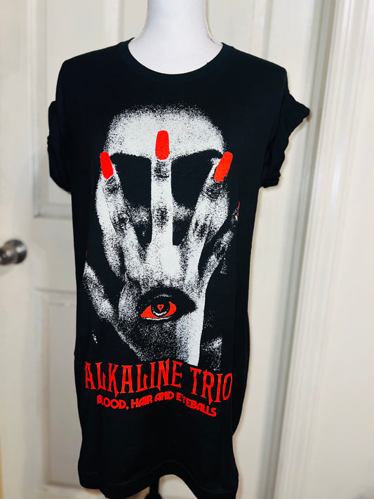 Alkaline Trio Oversized Distressed Tee