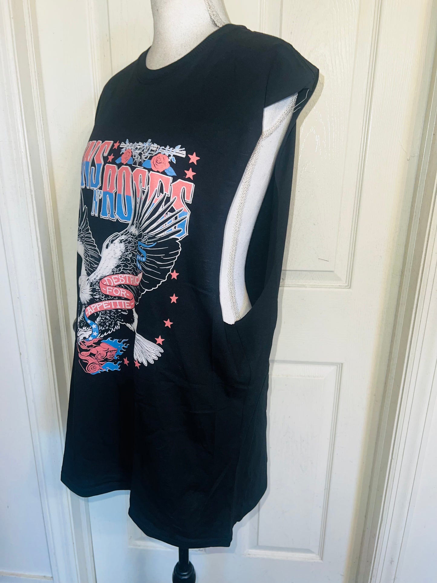 Guns N’ Roses Oversized Distressed Tank