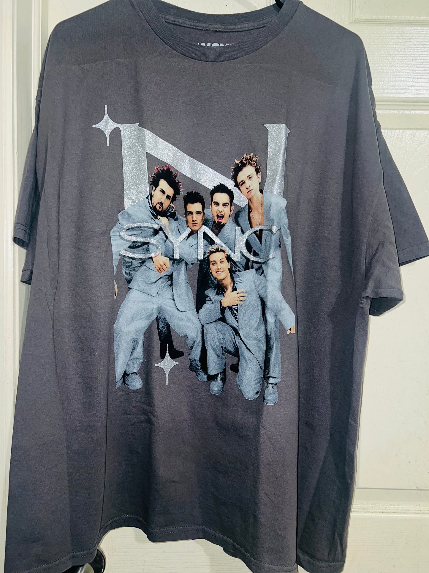NSYNC Oversized Distressed Tee