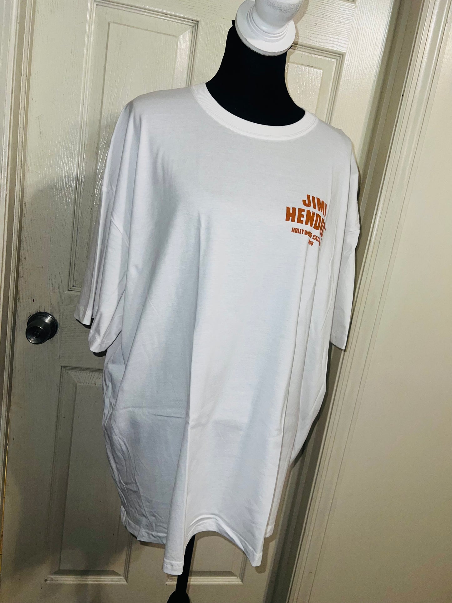 Jimi Hendrix Double Sided Oversized Distressed Tee
