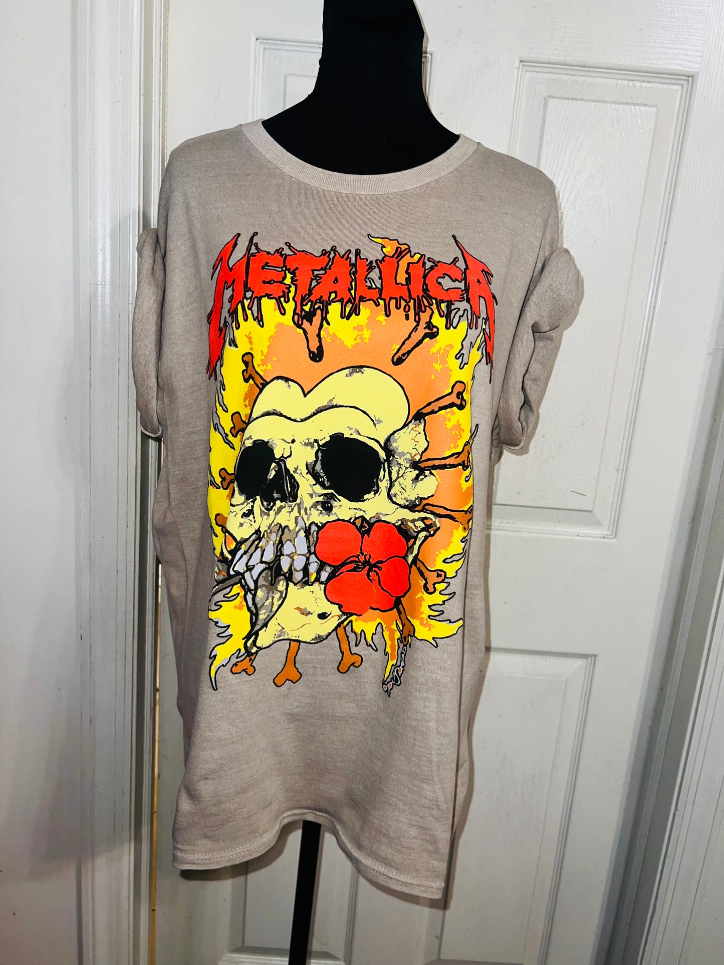 Metallica Oversized Distressed Tee