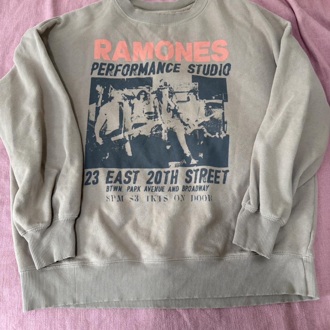 Ramones Oversized Distressed Tee