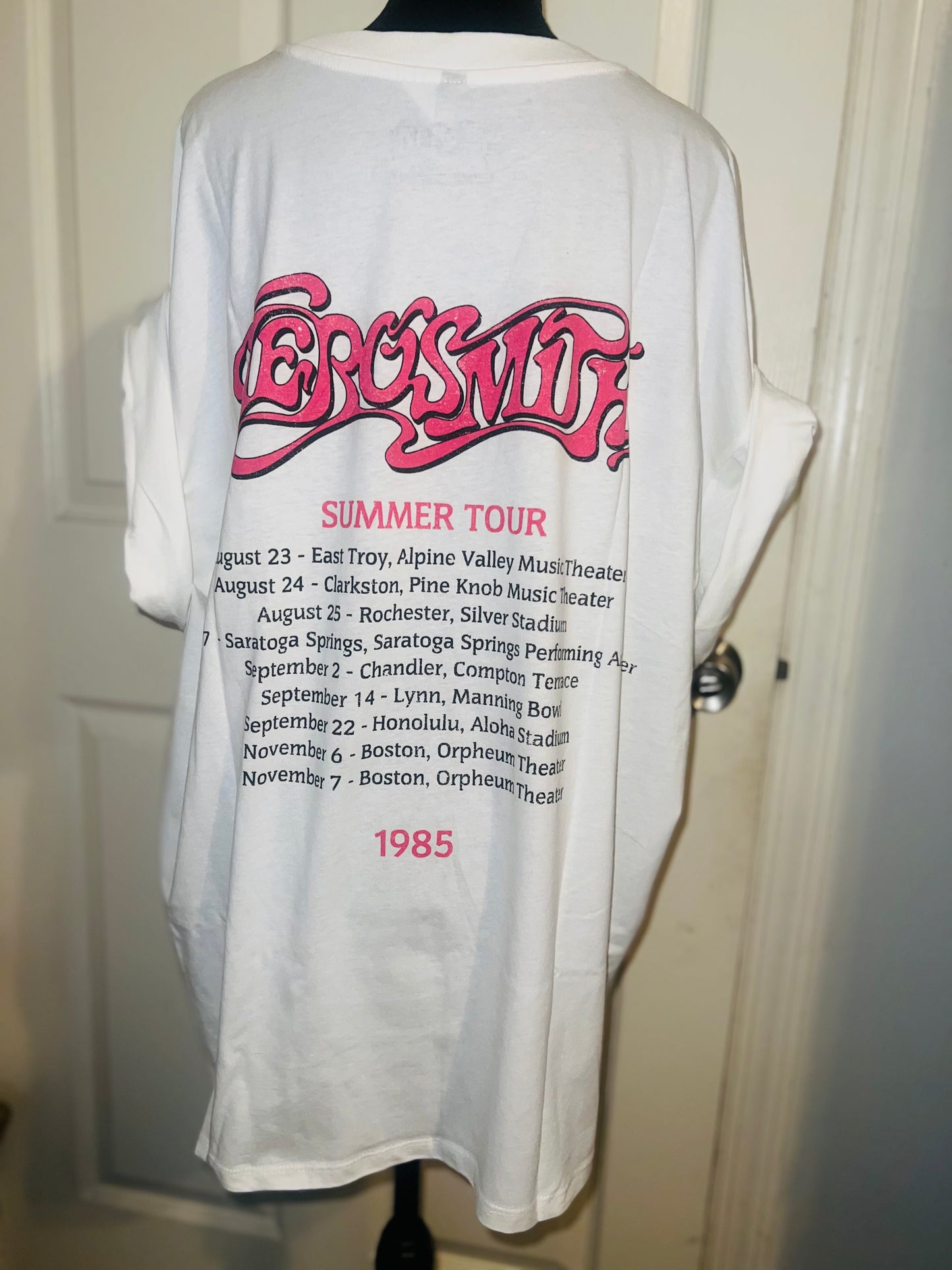 Aerosmith Double Sided Oversized Tee