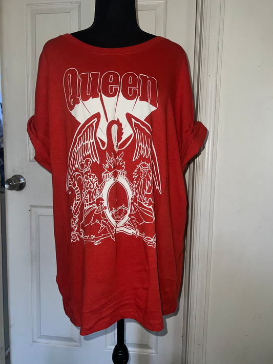 Queen Oversized Distressed Tee