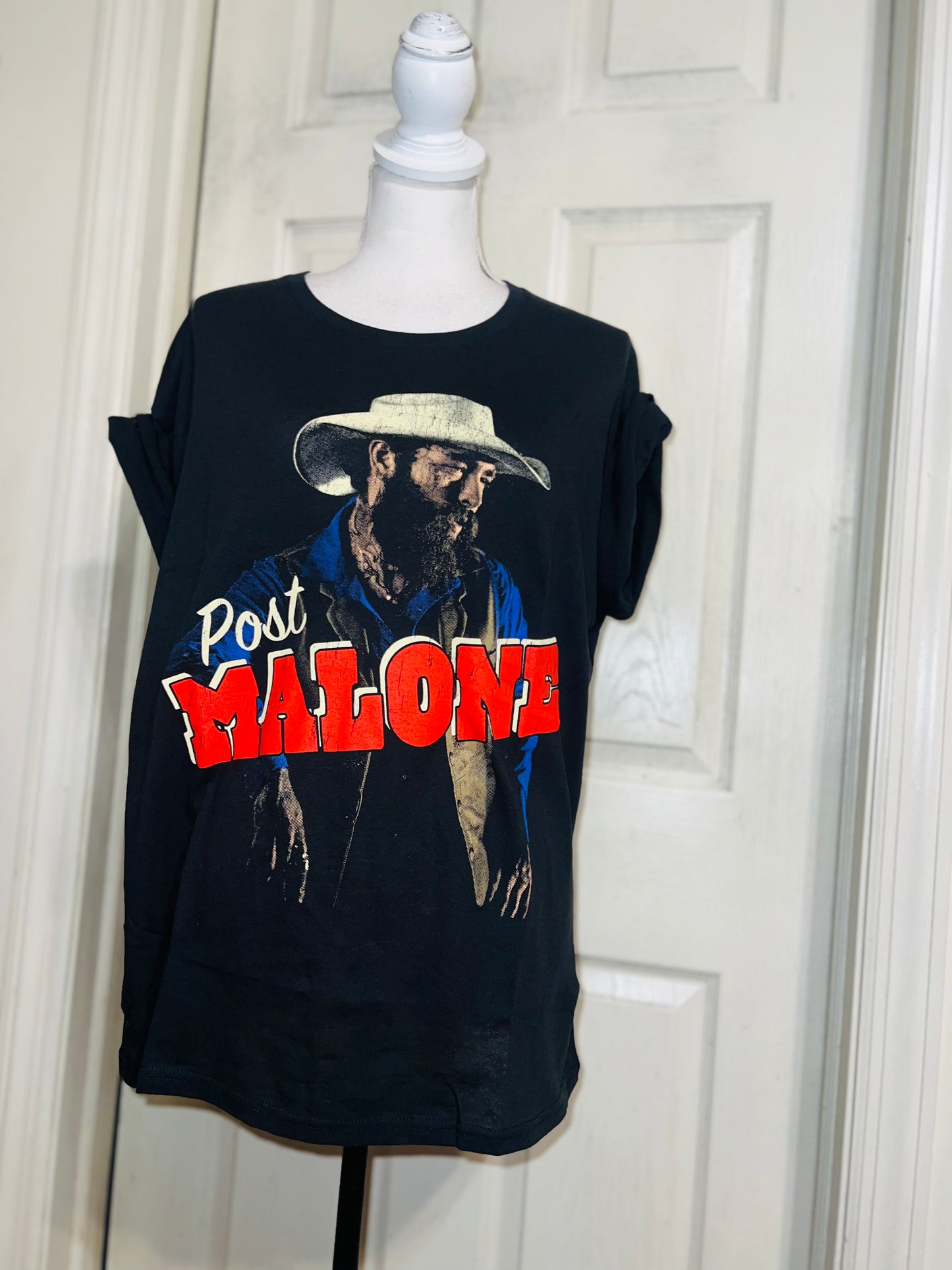Post Malone Oversized Distressed Tee