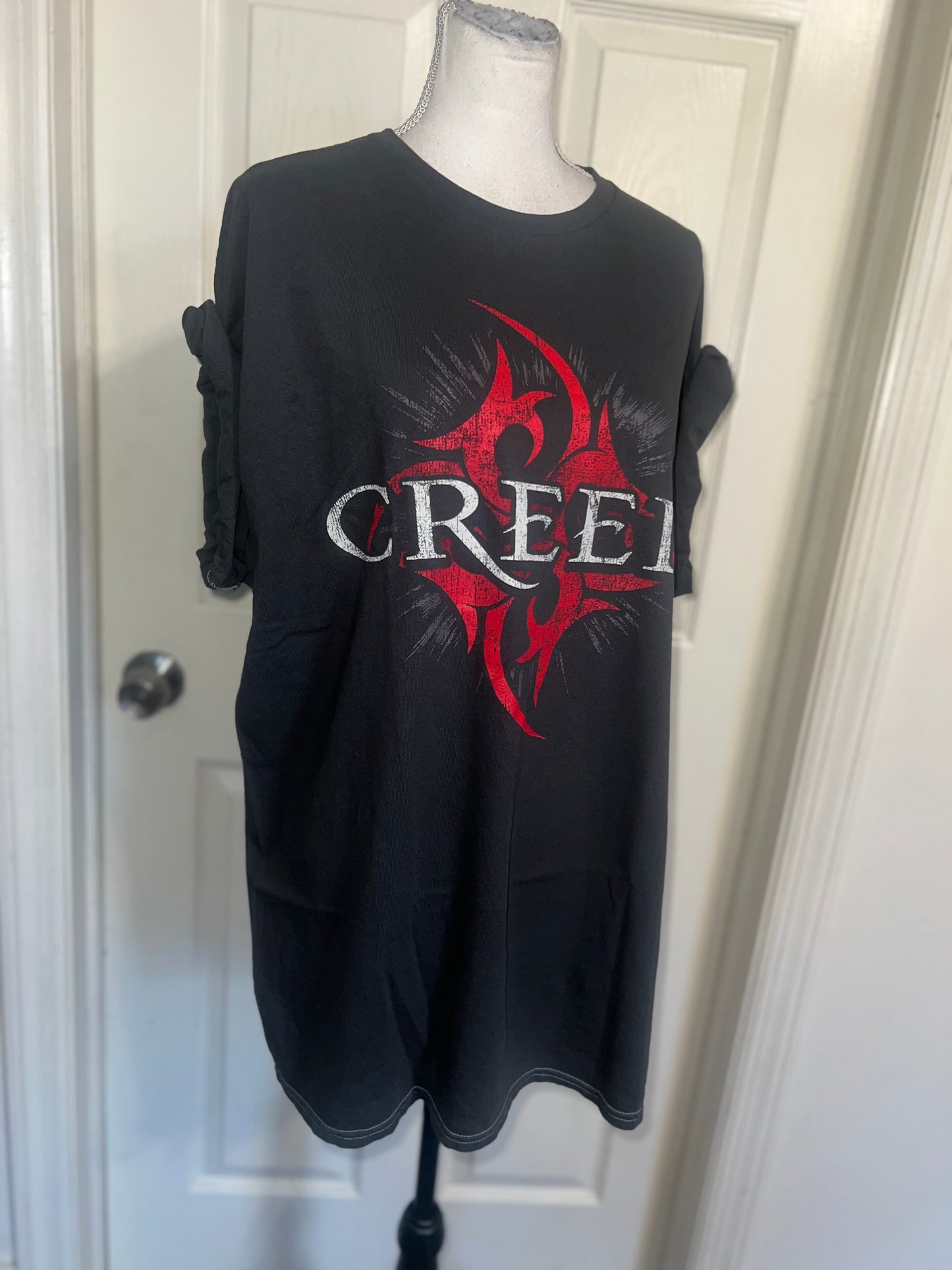 Creed Oversized Distressed Tee