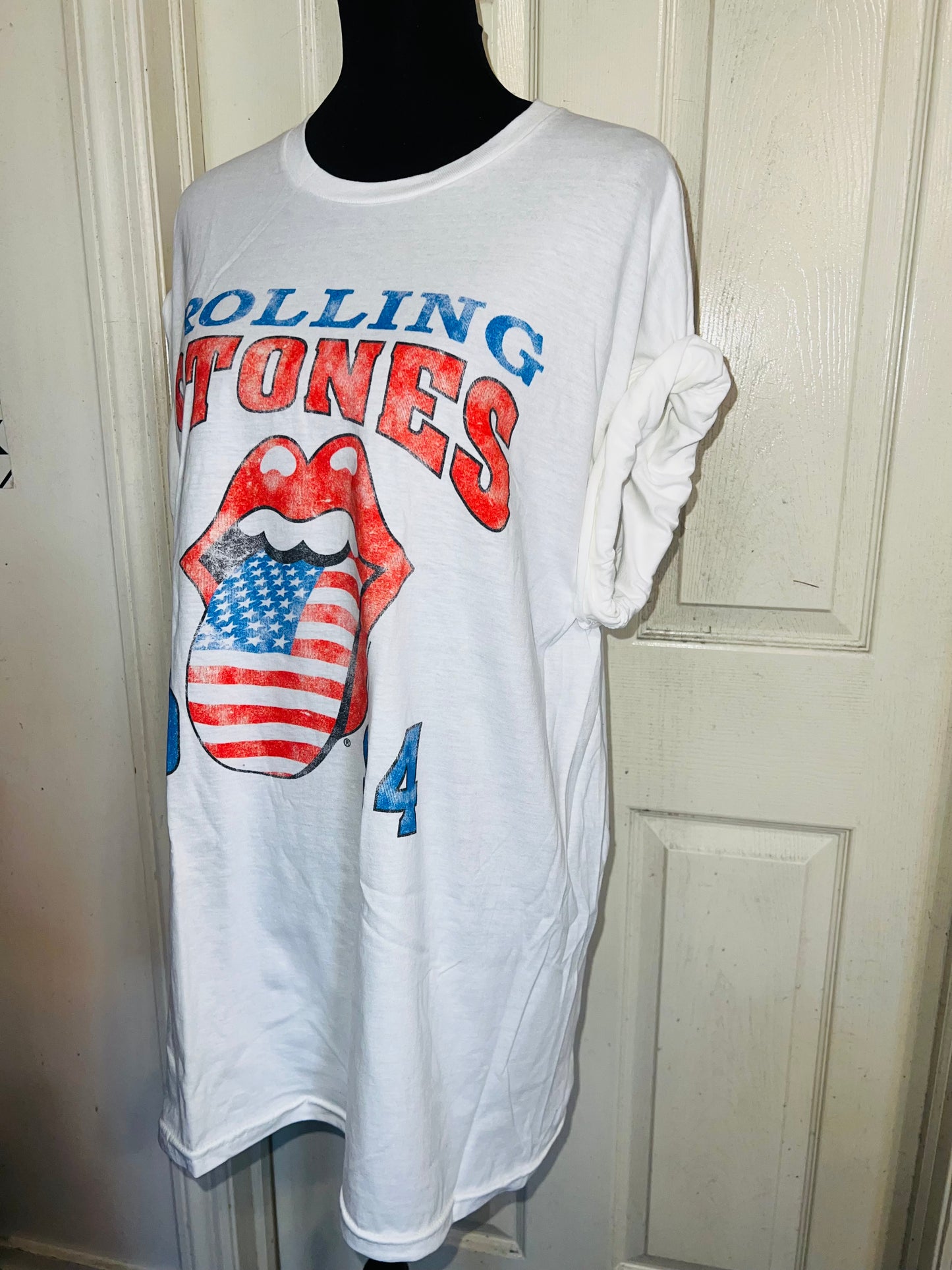 The Rolling Stones Oversized Distressed Tee