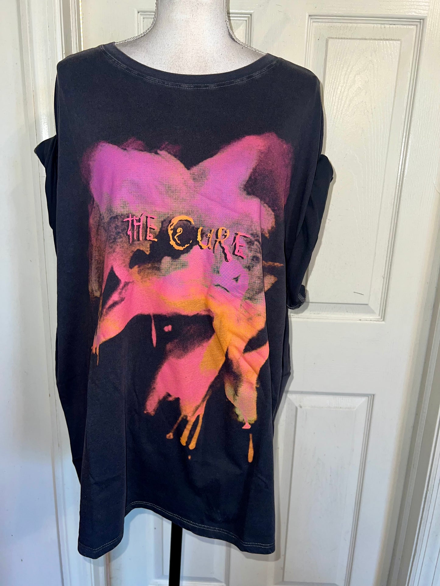 The Cure Oversized Distressed Tee