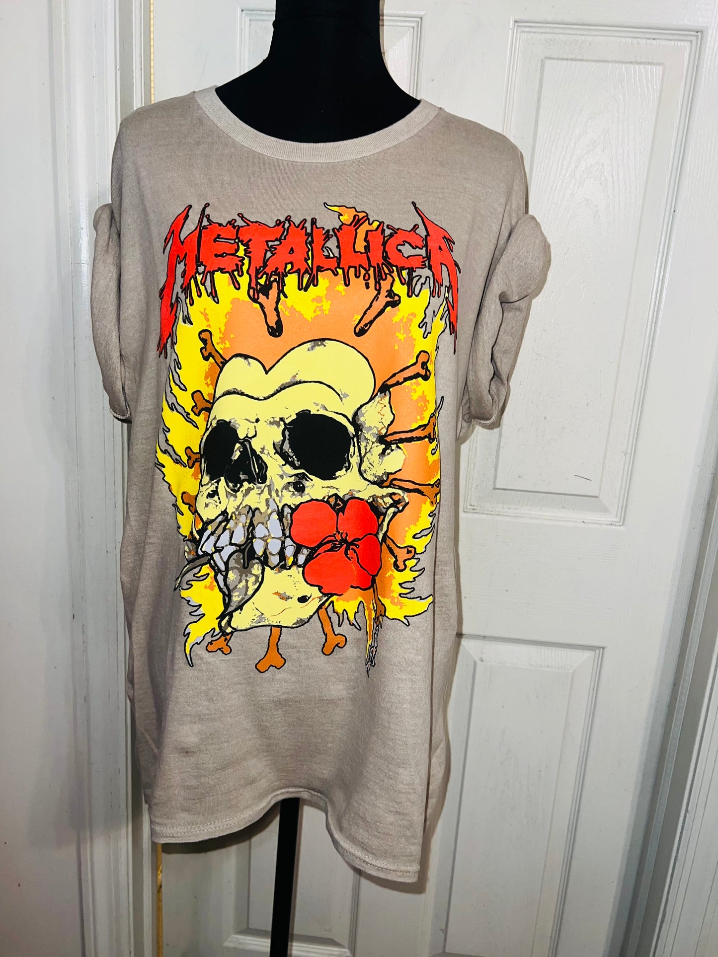 Metallica Oversized Distressed Tee