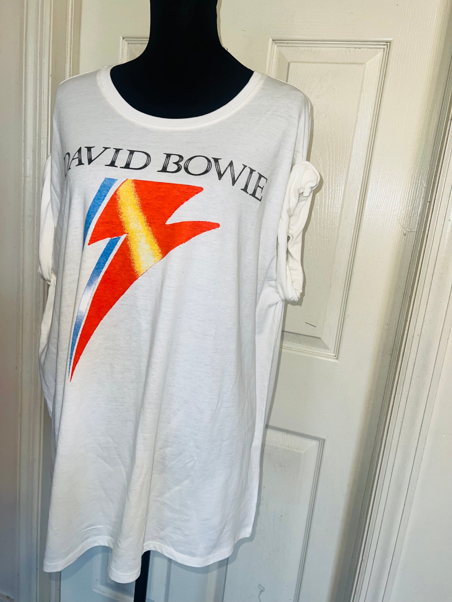 David Bowie Oversized Distressed Tee