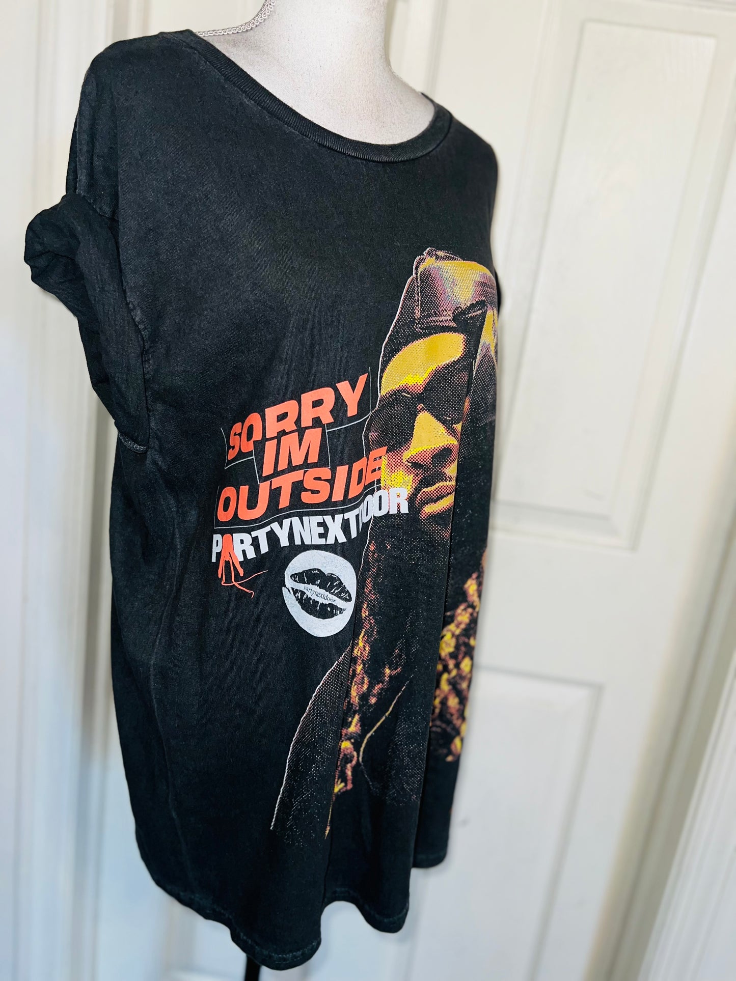 PartyNextDoor Oversized Distressed Tee